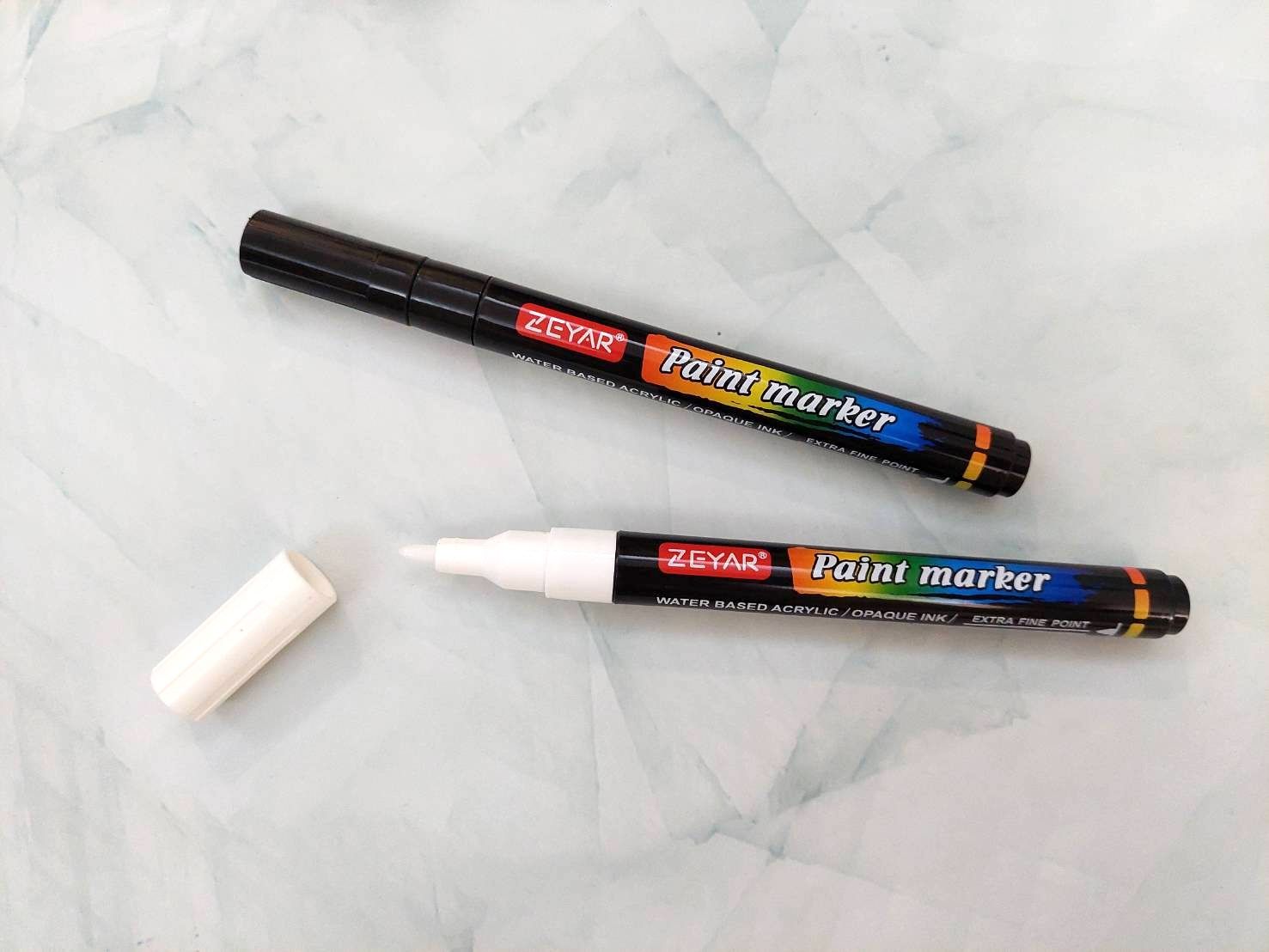 ZEYAR 壓克力顏料筆（防水細頭）