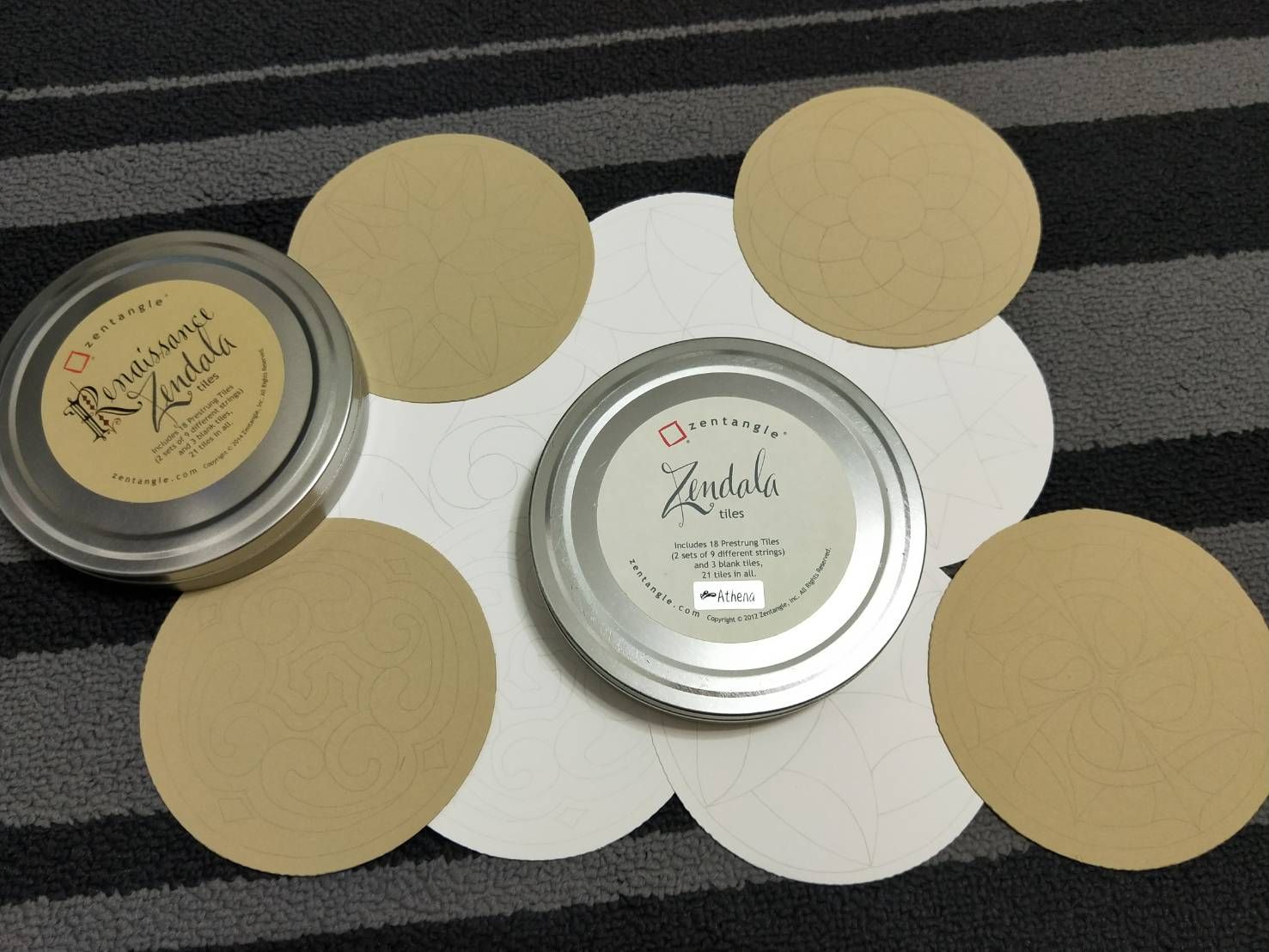 Zendala 禪陀羅（圓形）紙磚
