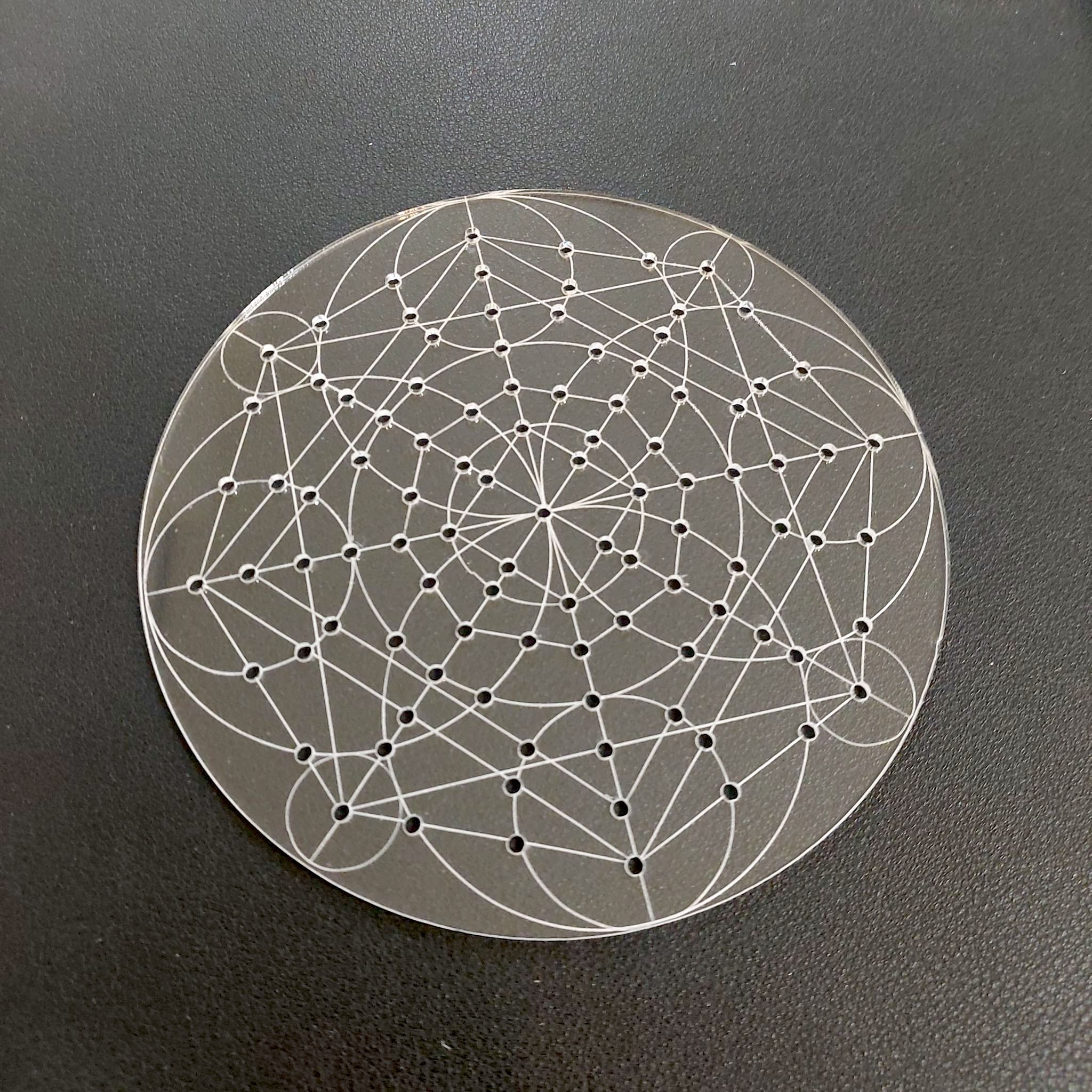 禪繞紙磚定位板