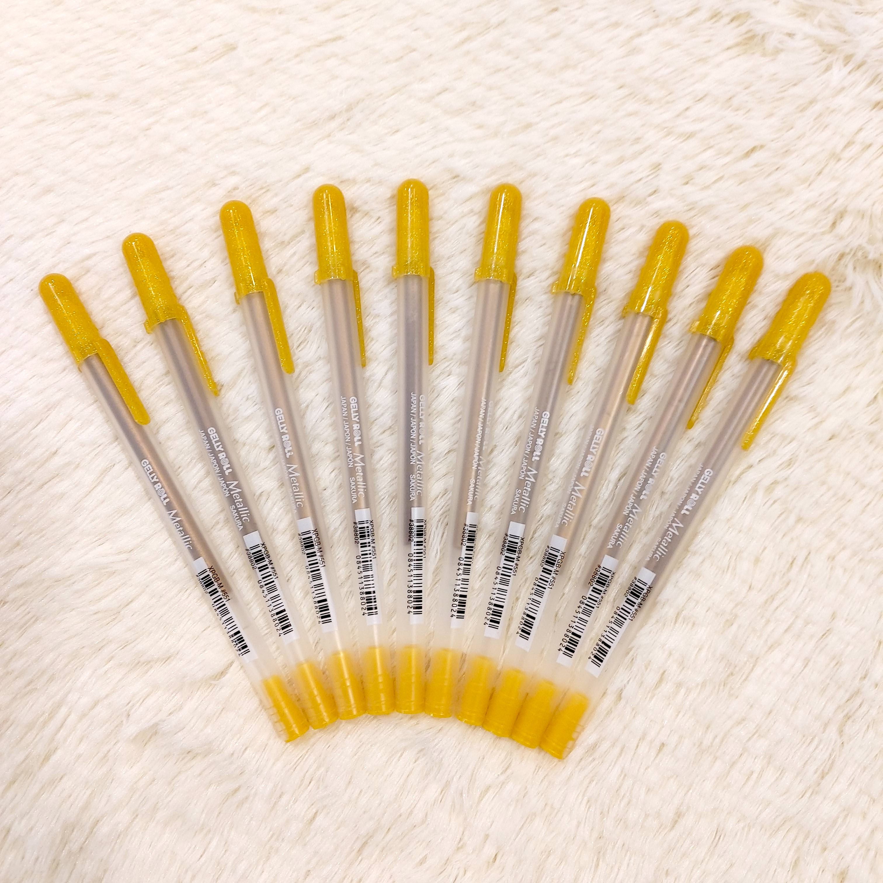 櫻花牌金色金屬筆