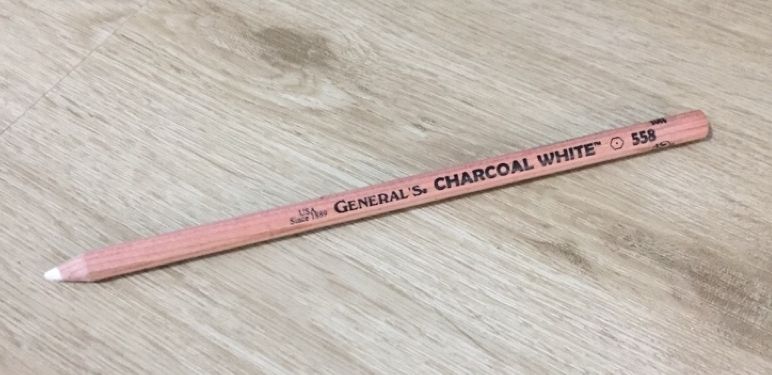 GENERAL’S將軍牌白色炭精筆