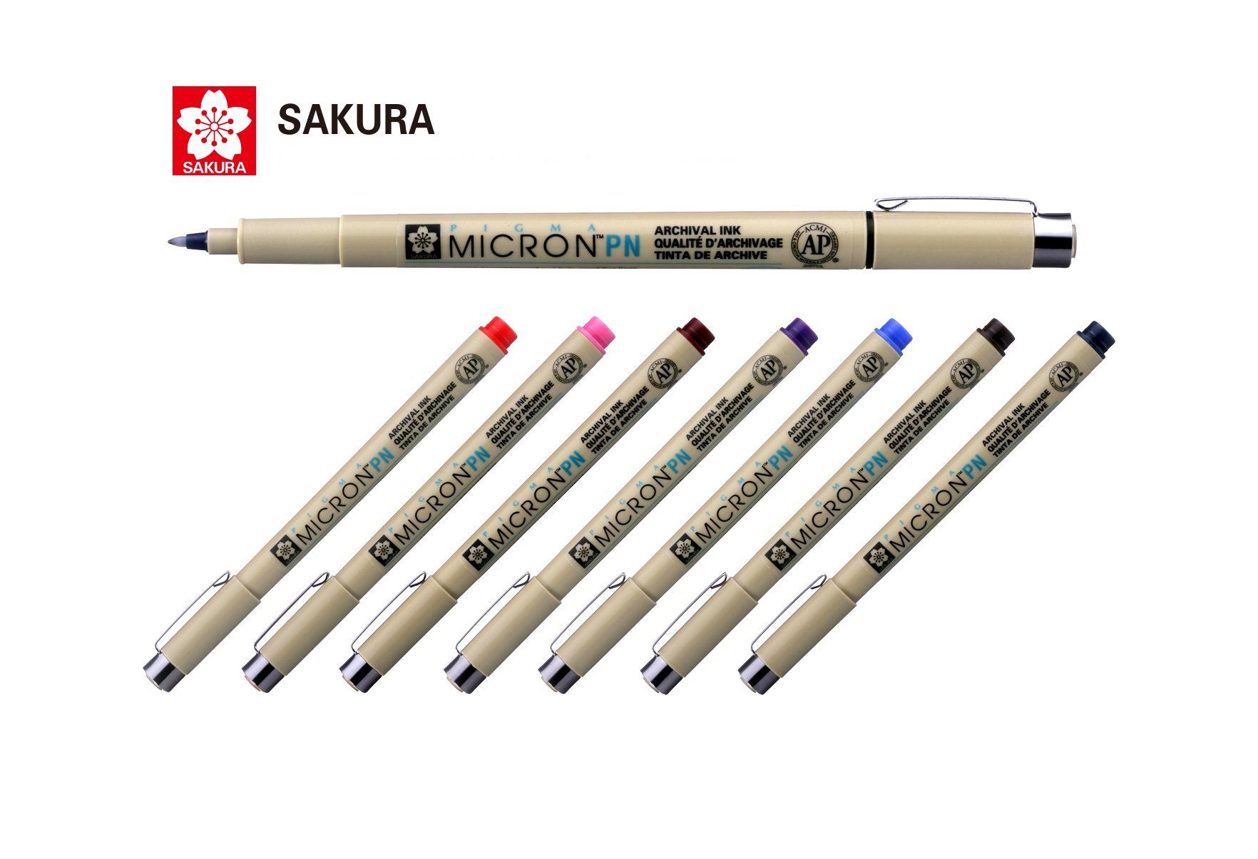 櫻花牌粉紅色/褐色/藍灰色代針筆PN筆頭