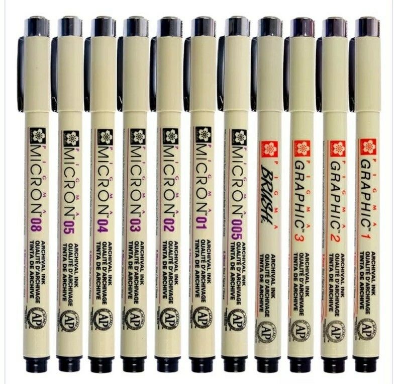 櫻花牌黑色代針筆