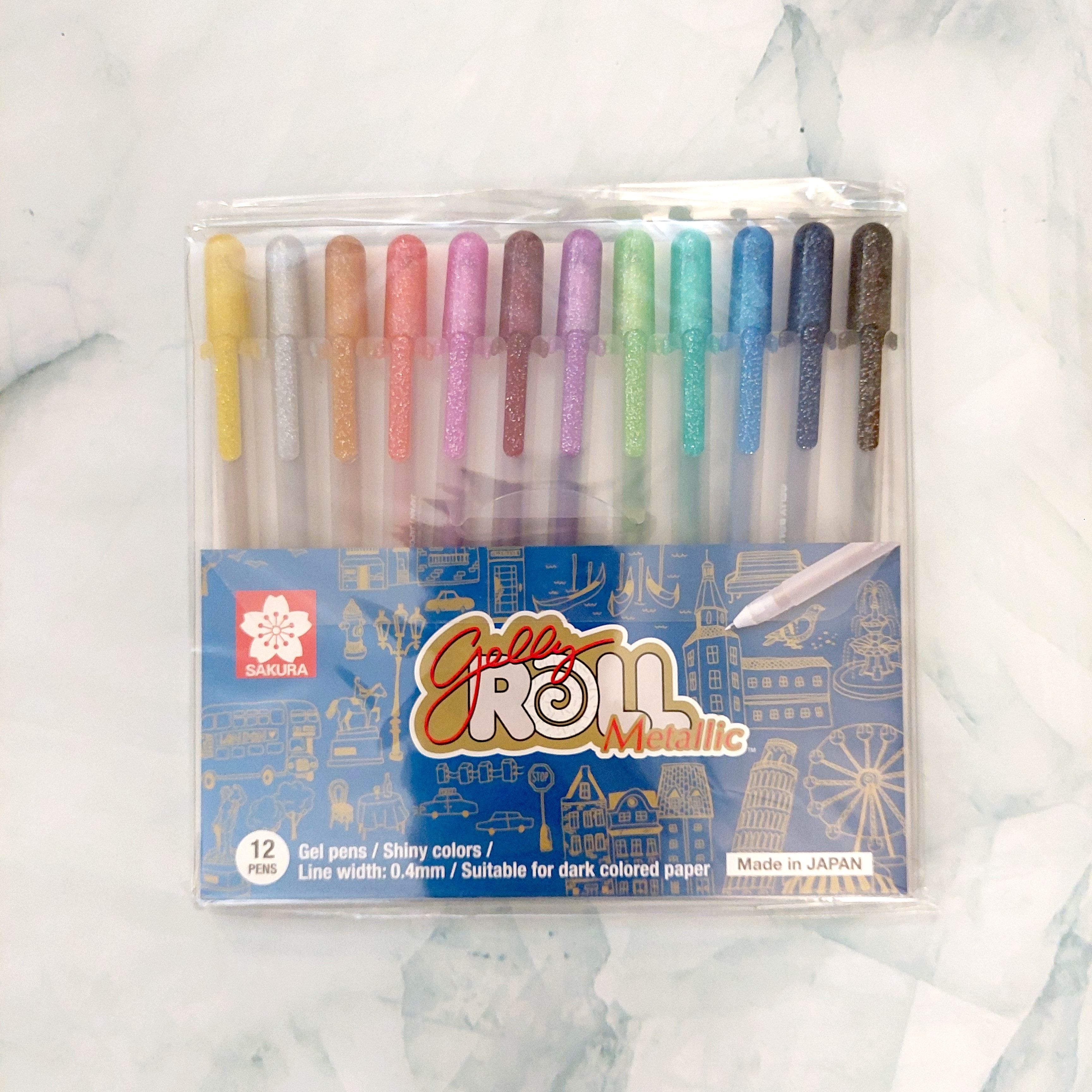 Sakura櫻花牌金屬中性筆套組12支