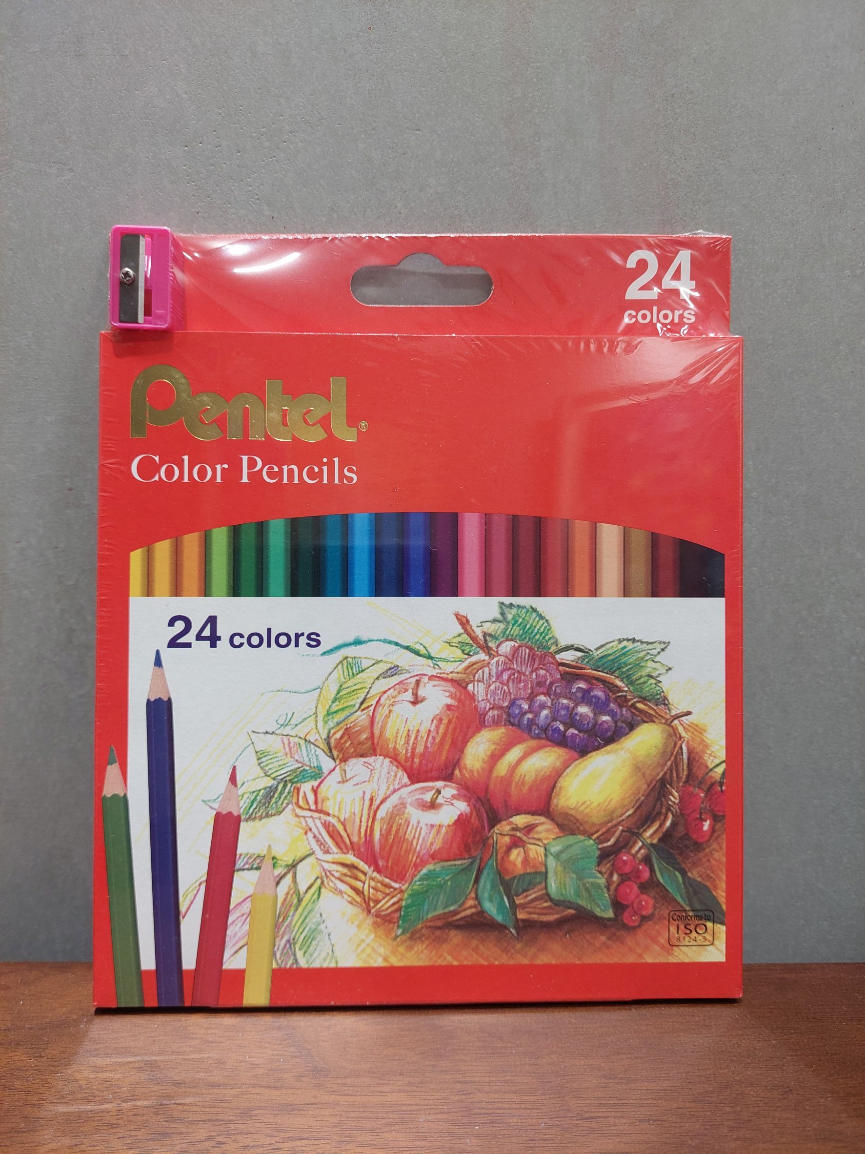 飛龍 Pentel 彩色鉛筆｜12色／24色