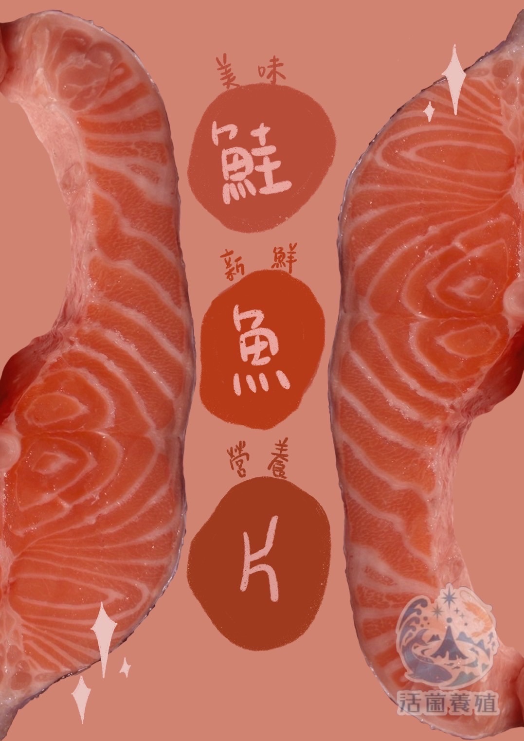 南洋魚販售所-漁船現撈-急速冷凍/厚切智利深海鮭魚（包冰率25%）