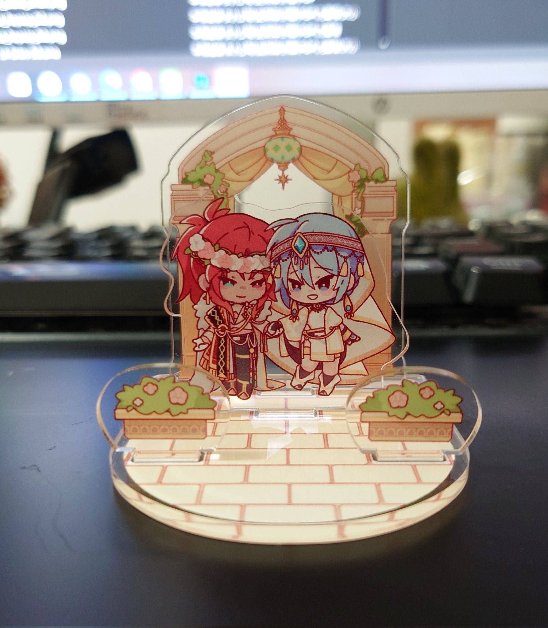 【新品】啖艾雙面婚禮立牌
