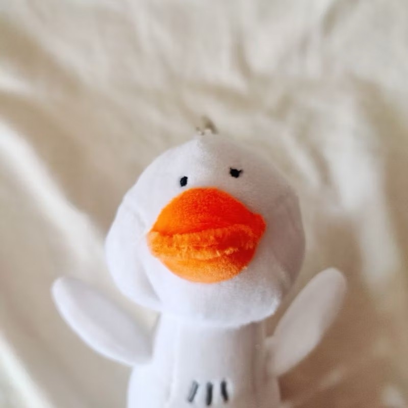 韓風ins超火小白雞吊飾 娃娃掛件 包包吊飾 鑰匙圈