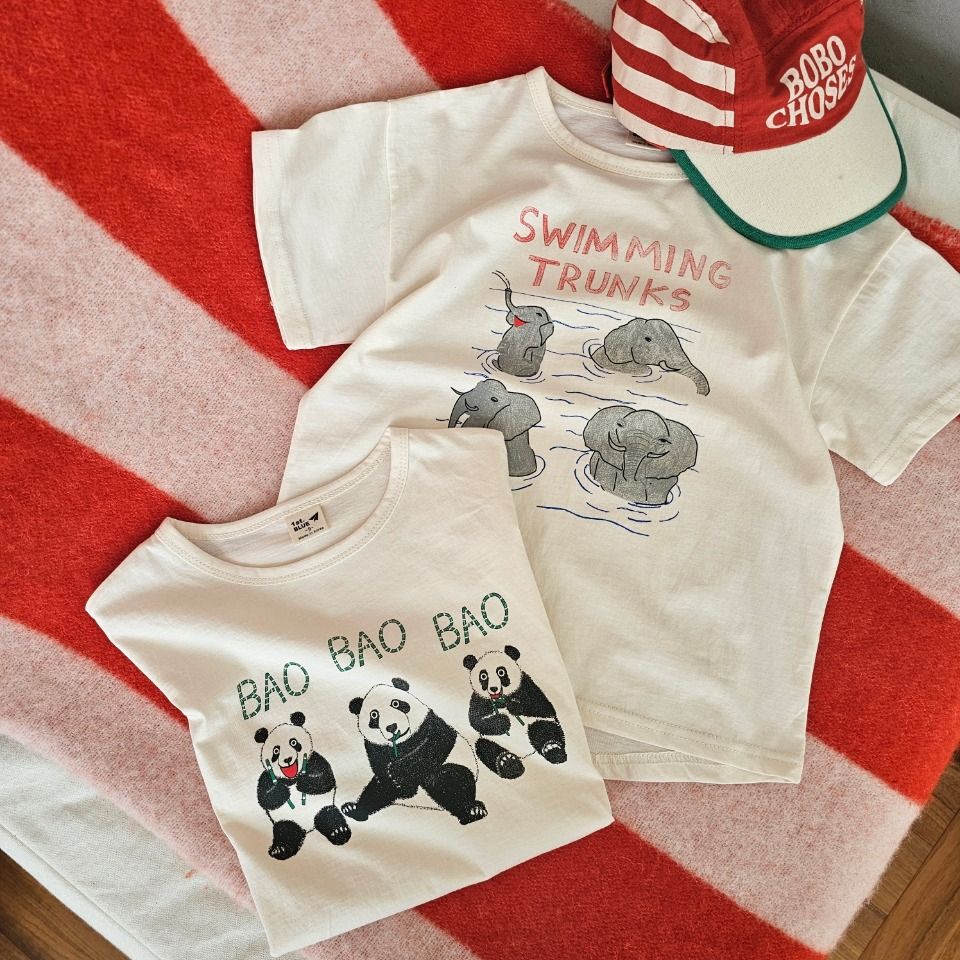 🇰🇷✈️蘇奈選物｜正韓童裝｜童趣動物薄童裝短袖上衣