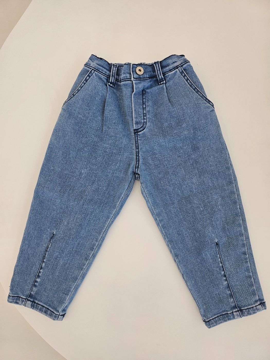 🇰🇷✈️蘇奈選物｜正韓童裝｜微縮口鬆緊牛仔童裝長褲