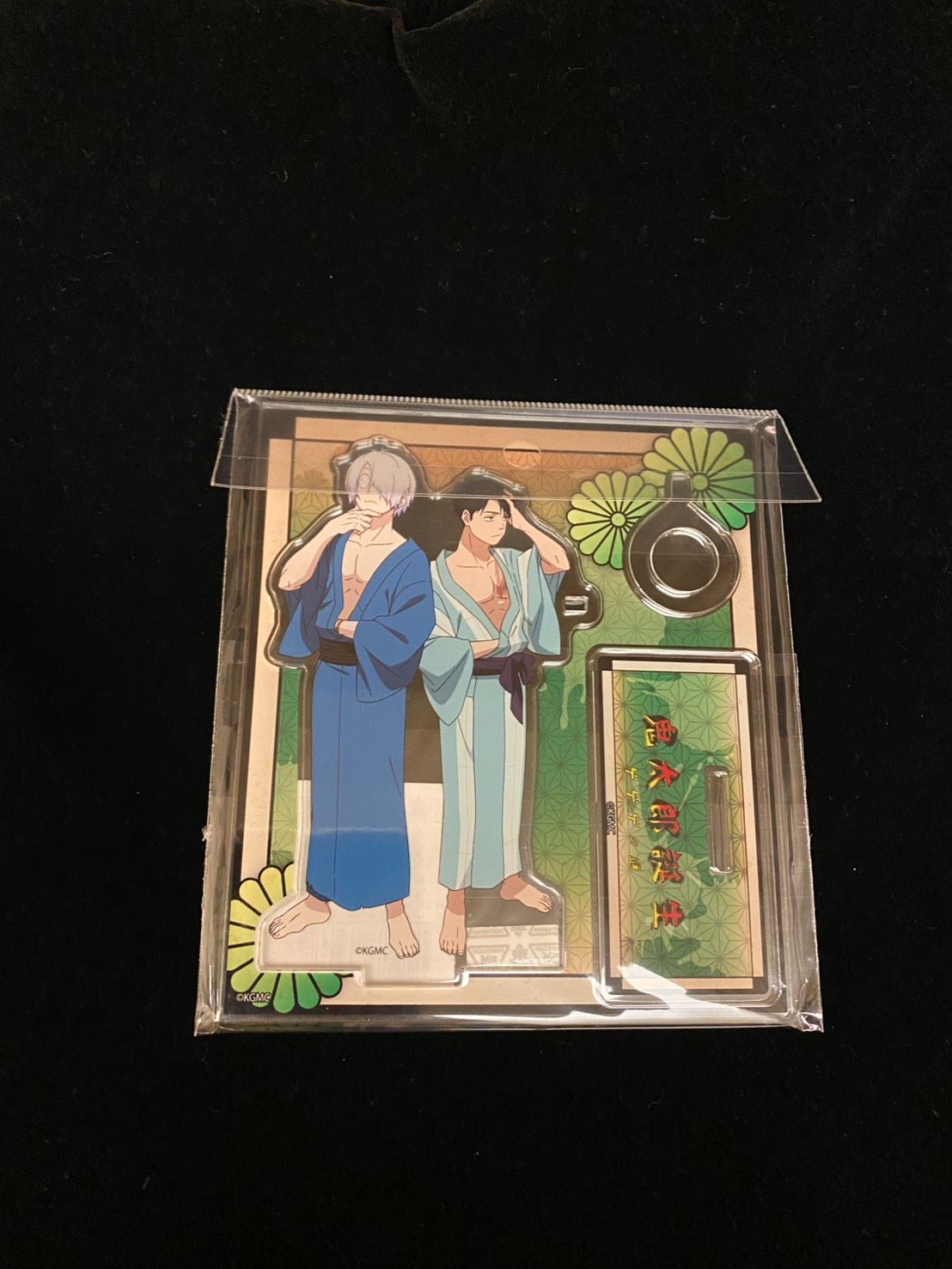 日版周邊-鬼太郎の父＆水木壓克力筆架（敞胸款）