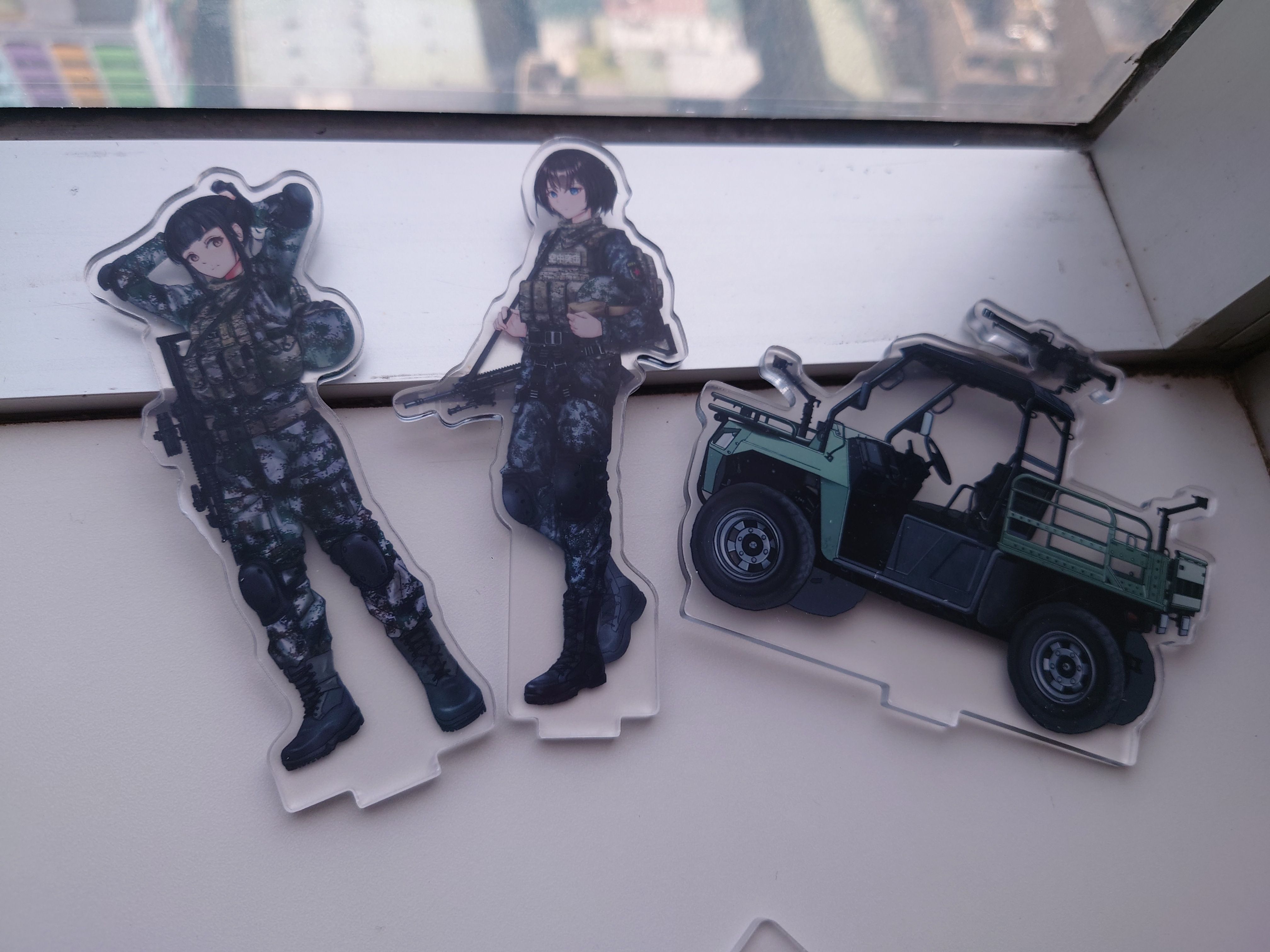 中共特戰軍娘壓克力立牌
