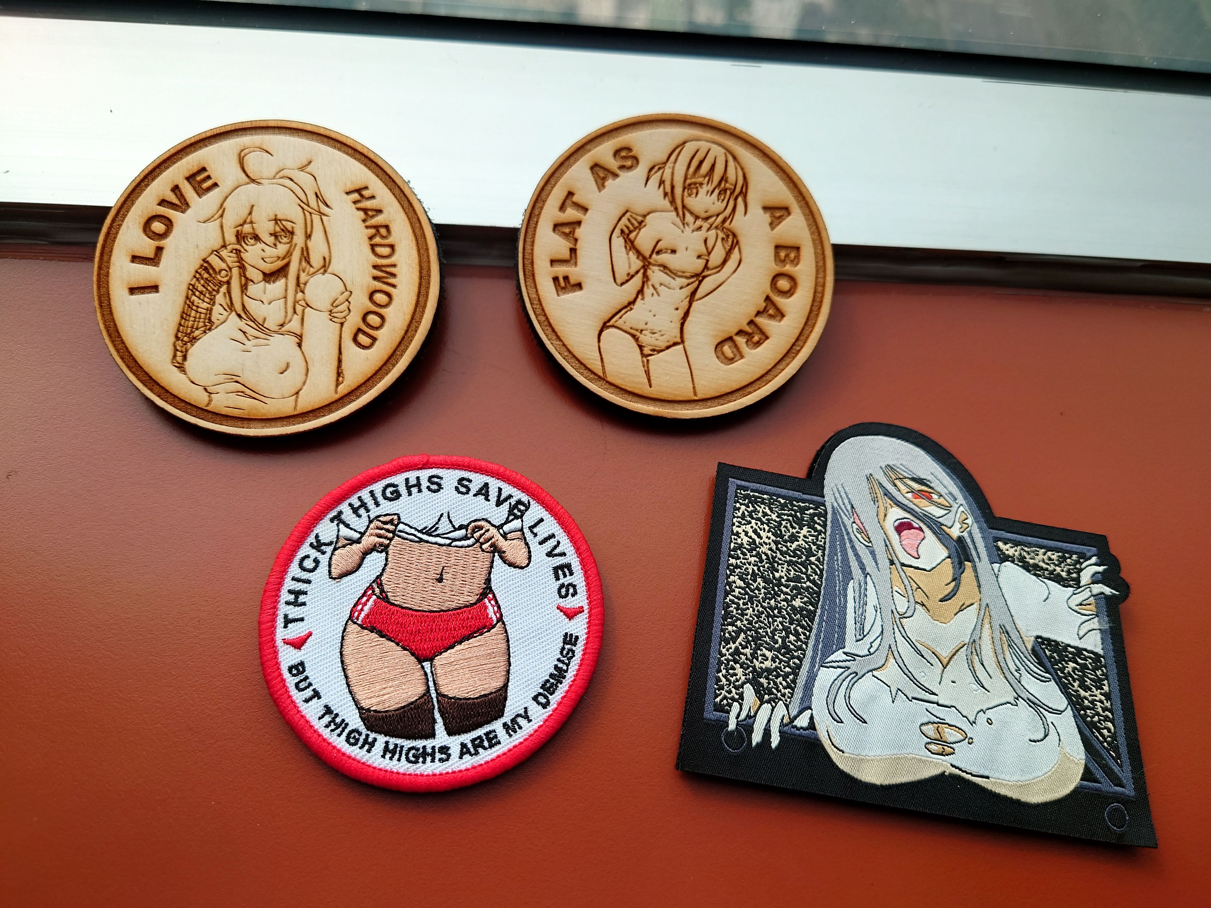 （美國WP）WoodPatch木製臂章、迷因刺繡