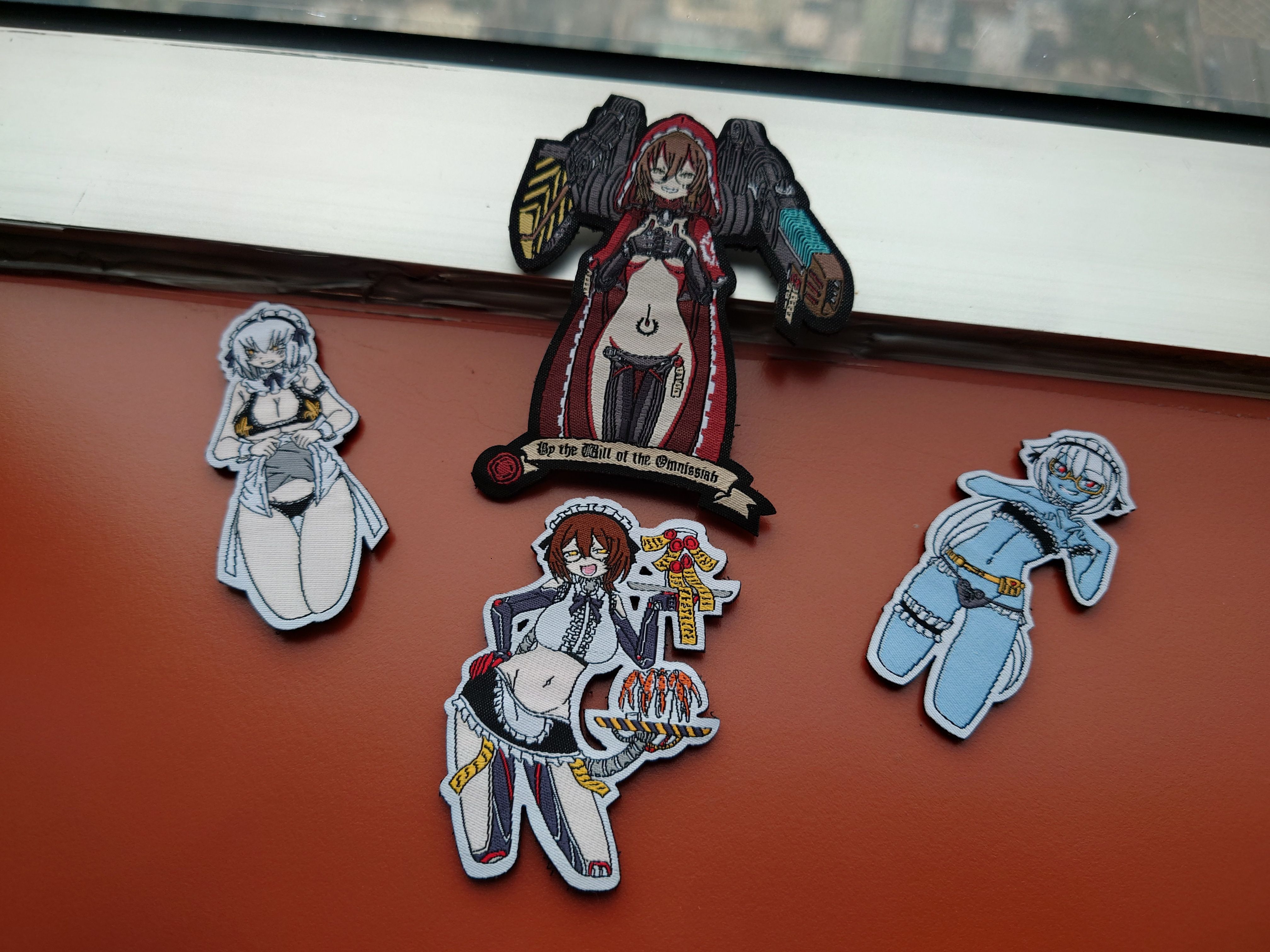 （美國WP）戰鎚40K美少女刺繡臂章