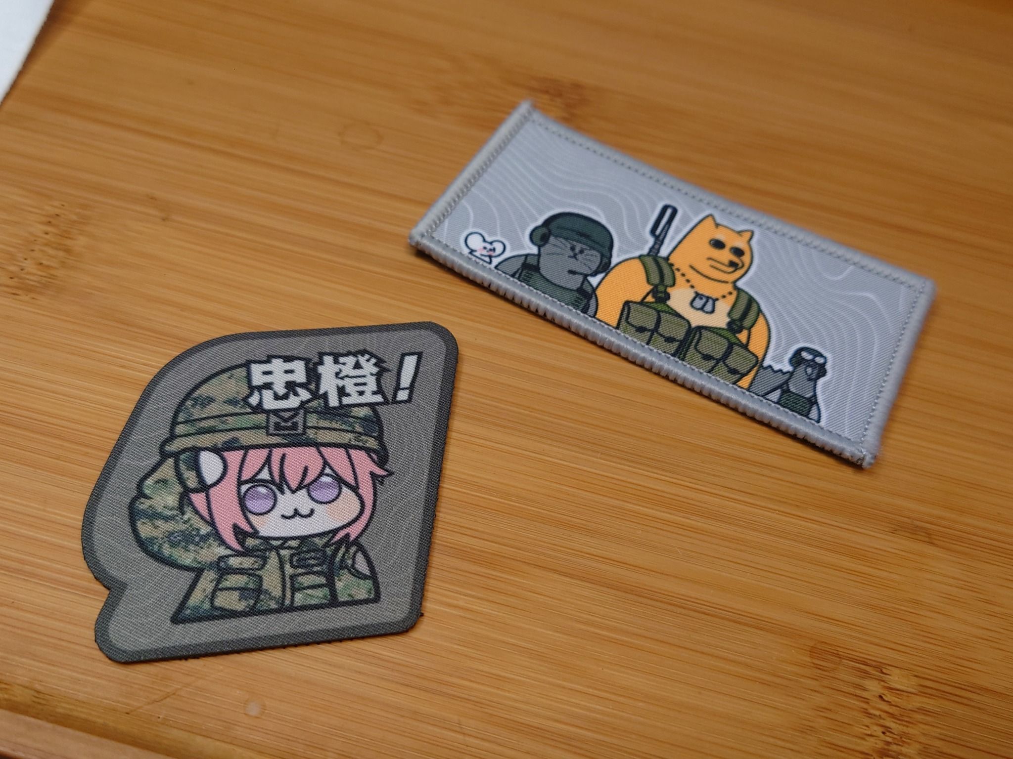 韓軍禽獸朋友們印刷臂章