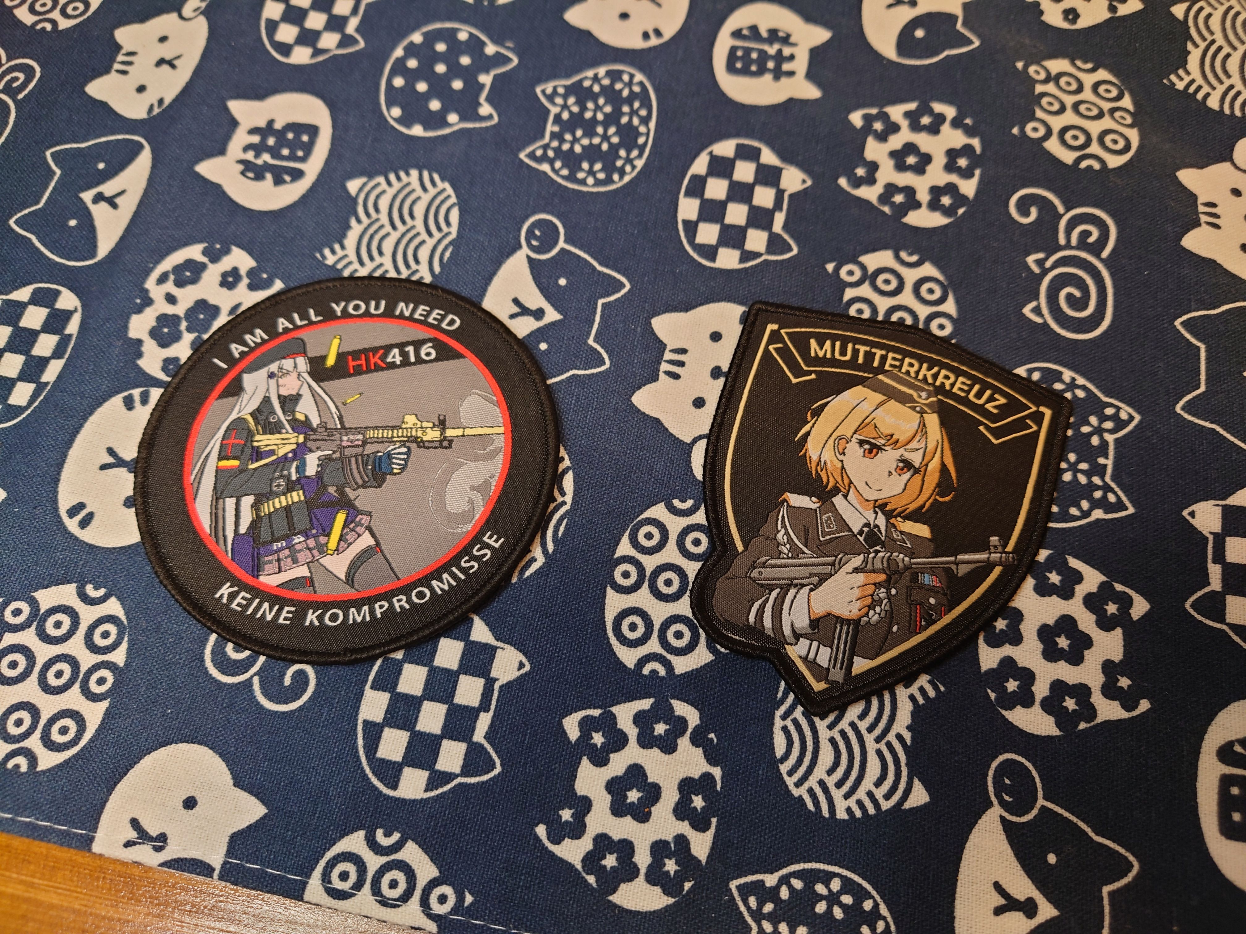 (少女前線) HK416、MP40刺繡臂章