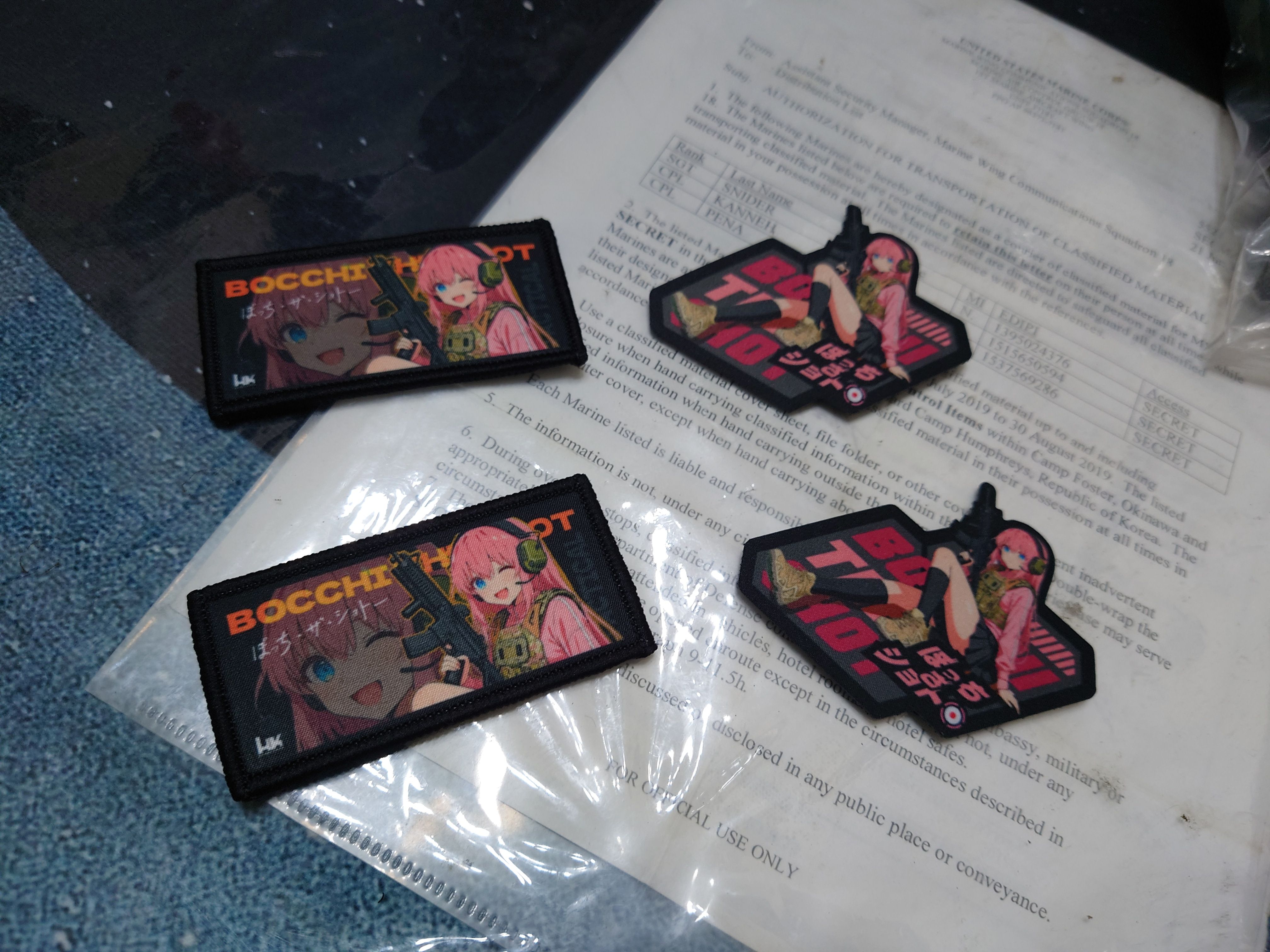 孤獨射擊戰術臂章 bocchi th shot