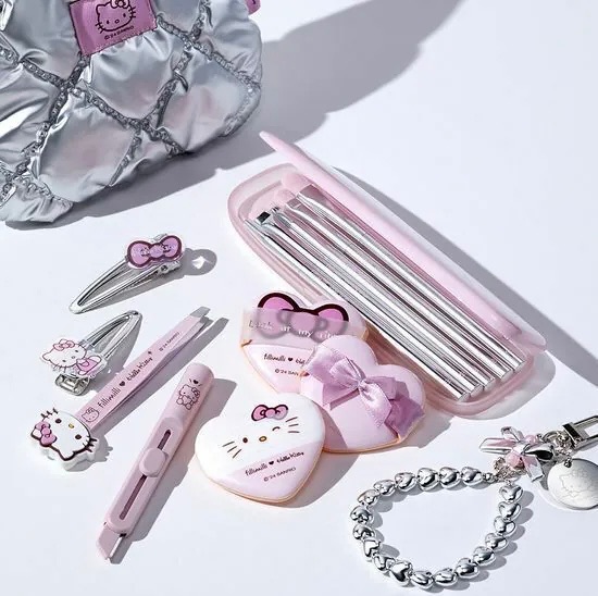 【絕版現貨】Fillimilli x hello kitty聯名彩妝工具組