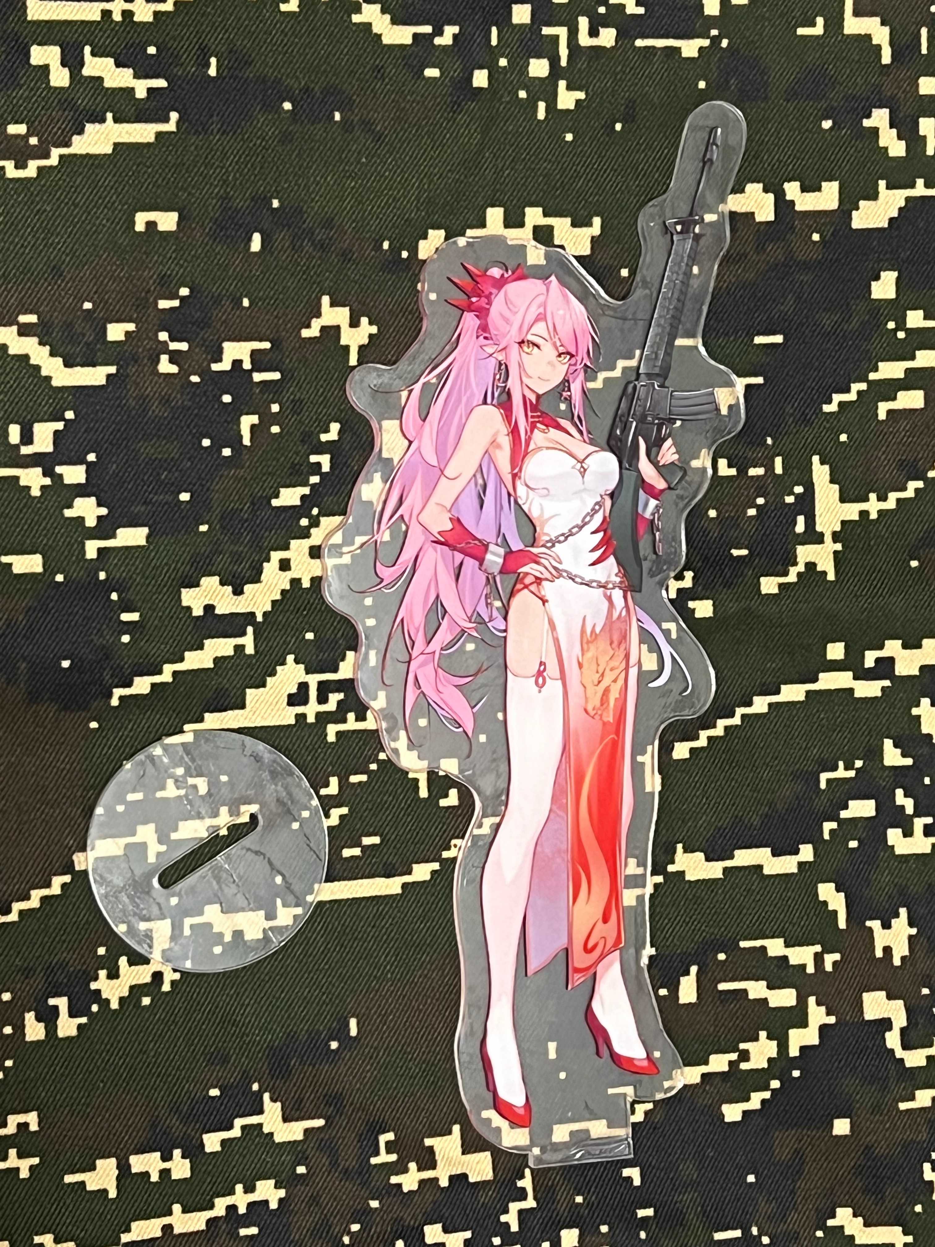 軍武少女 龍娘 國軍T65K2 旗袍軍武娘 20公分壓克力立牌