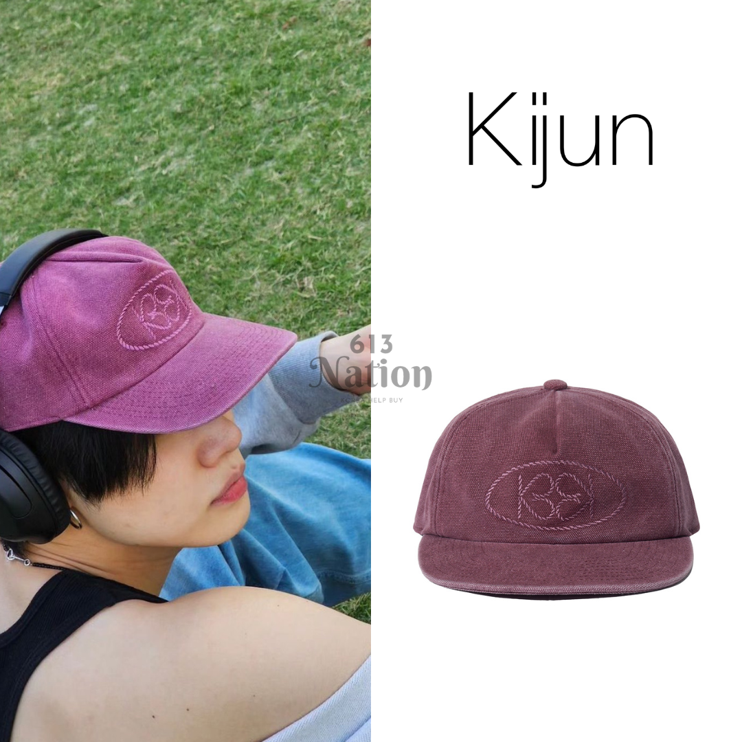 然竣同款Logo Camp Cap
