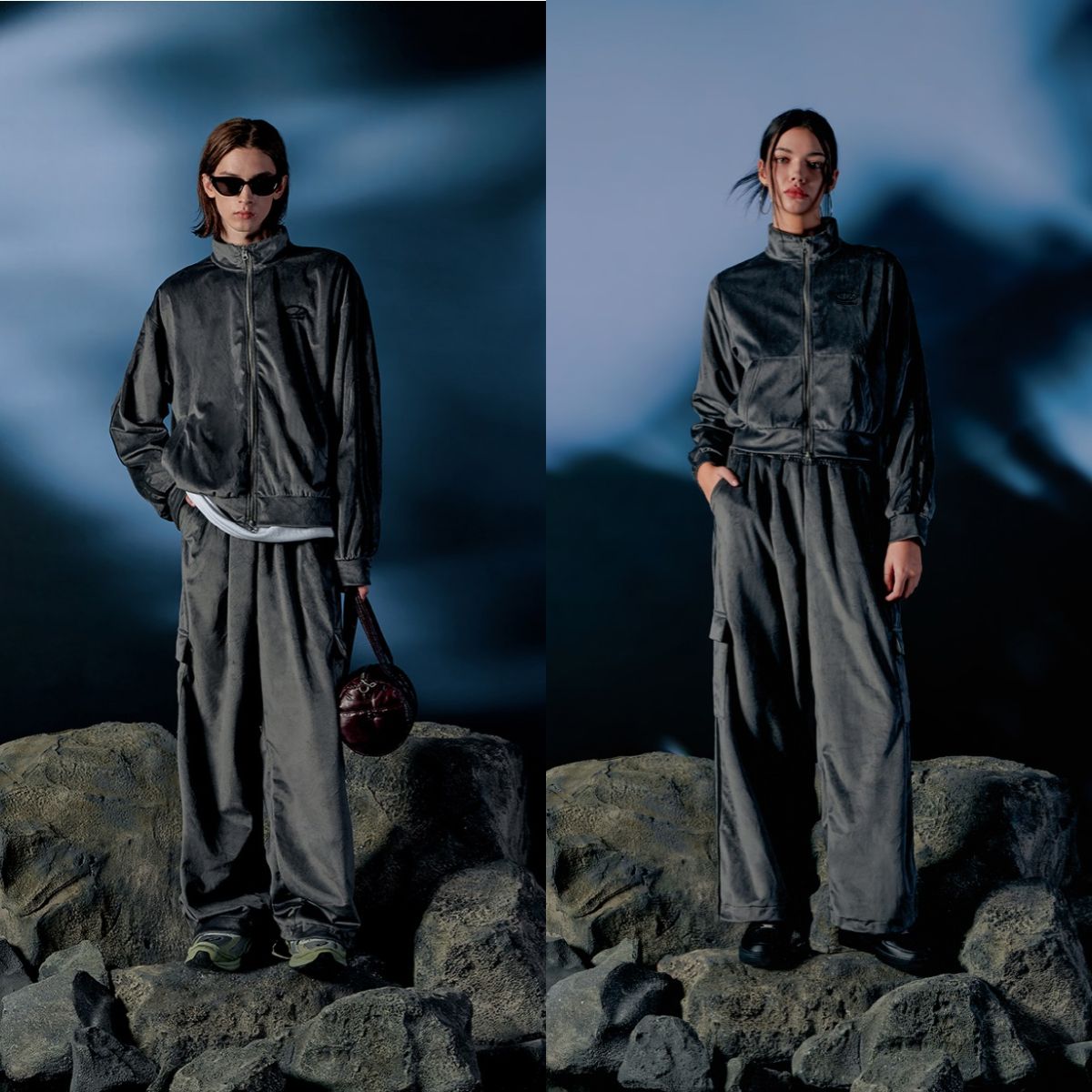 秀彬同款Velour S porty Track Zip-Up