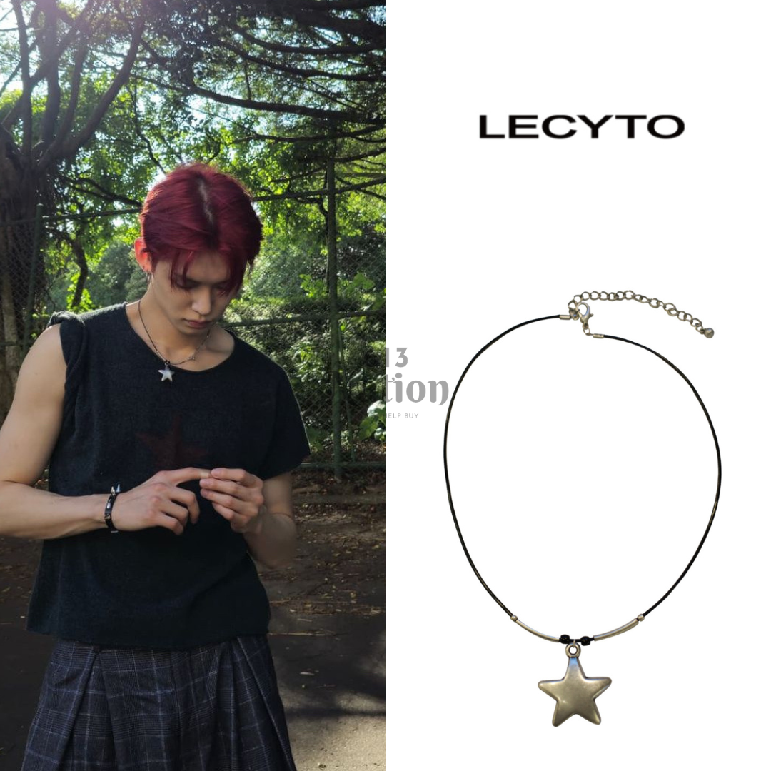 然竣同款BOLD STAR NECKLACE