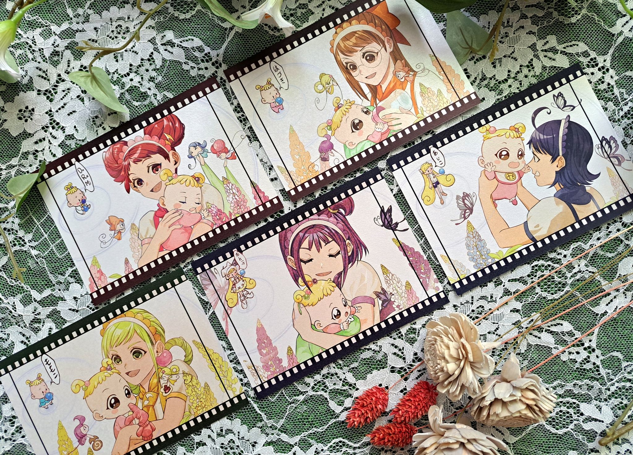 小花回憶明信片套組