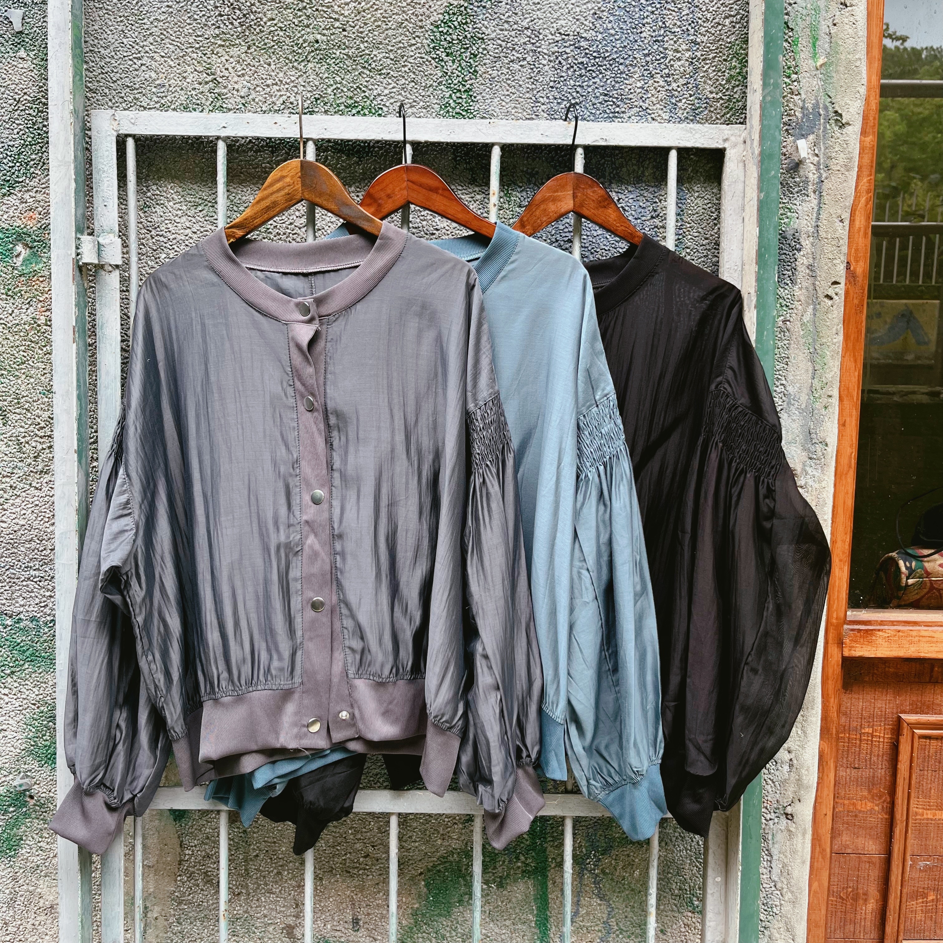 日系/帥氣透膚夾克外套