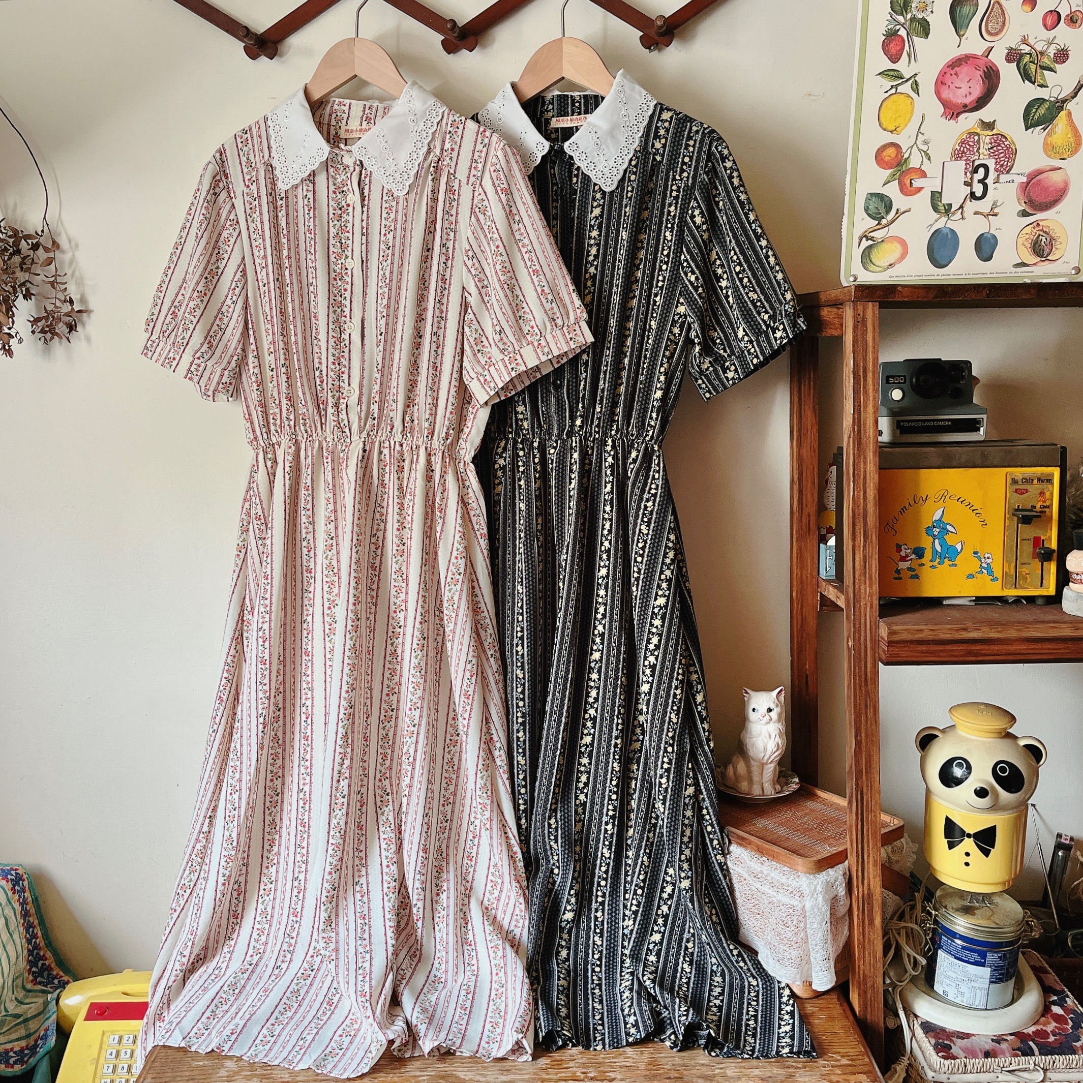 自訂款/雕花領花洋裝