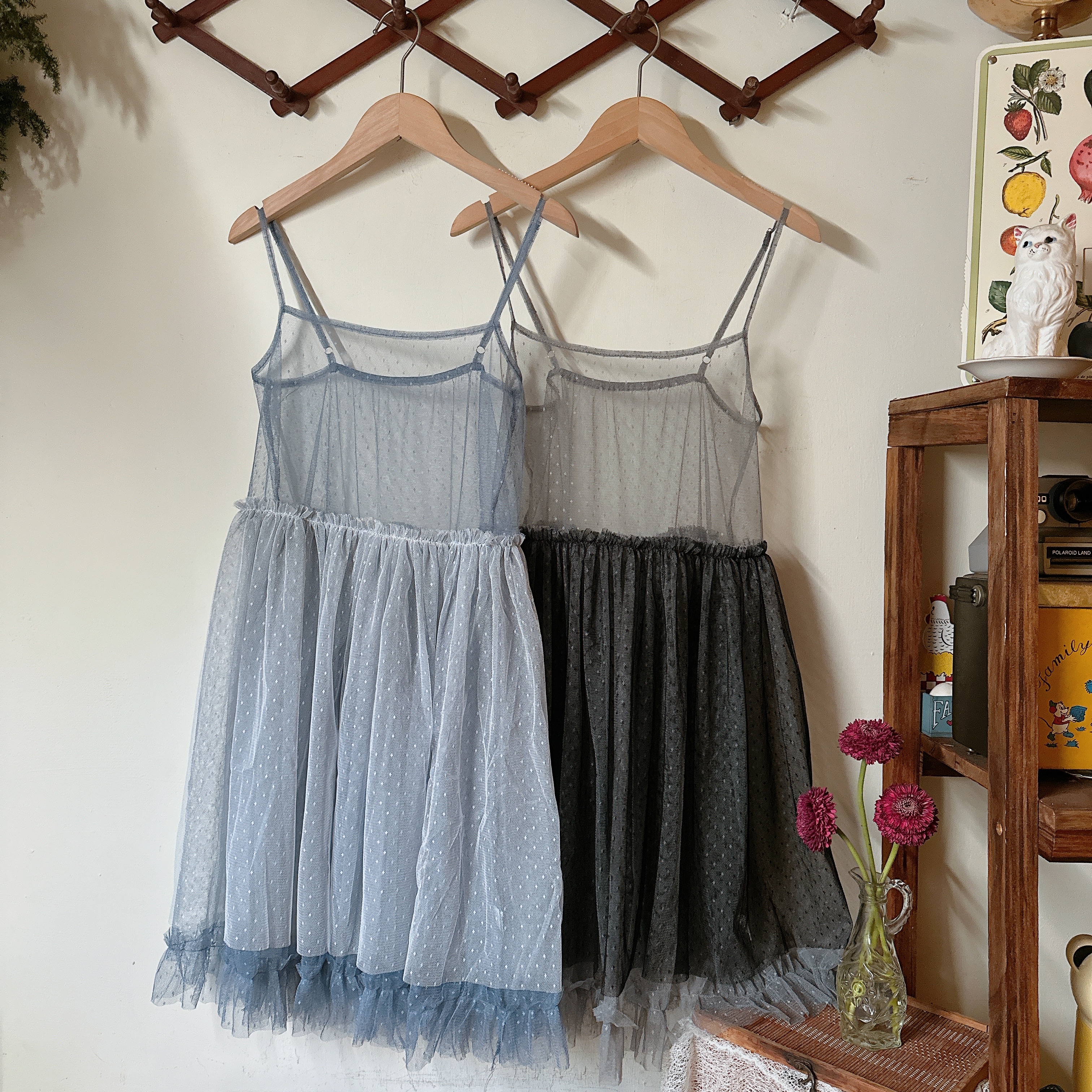 星塵點點網紗背心紗裙