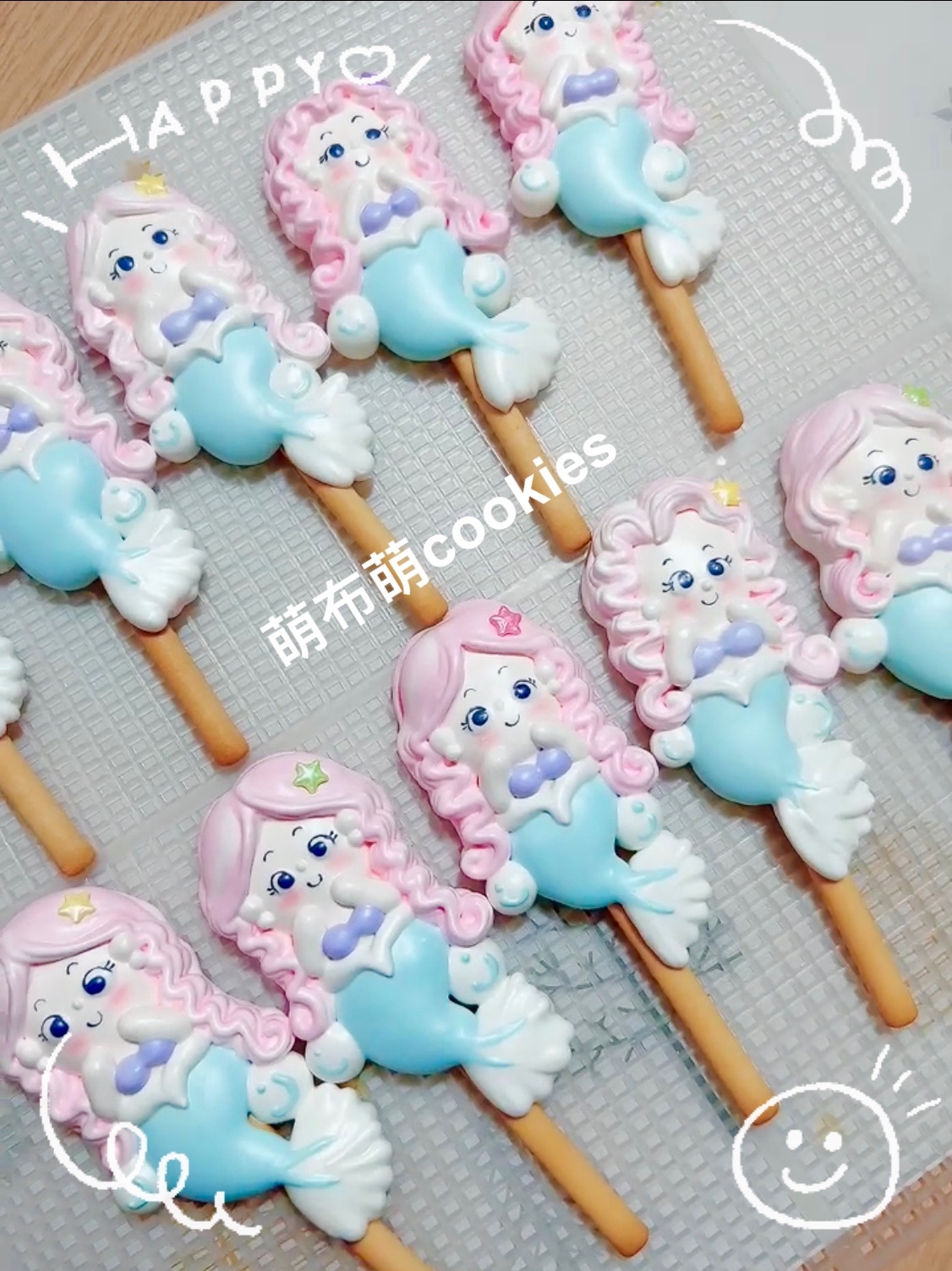 渲染系列美人魚馬林糖（髮型髮色隨機）