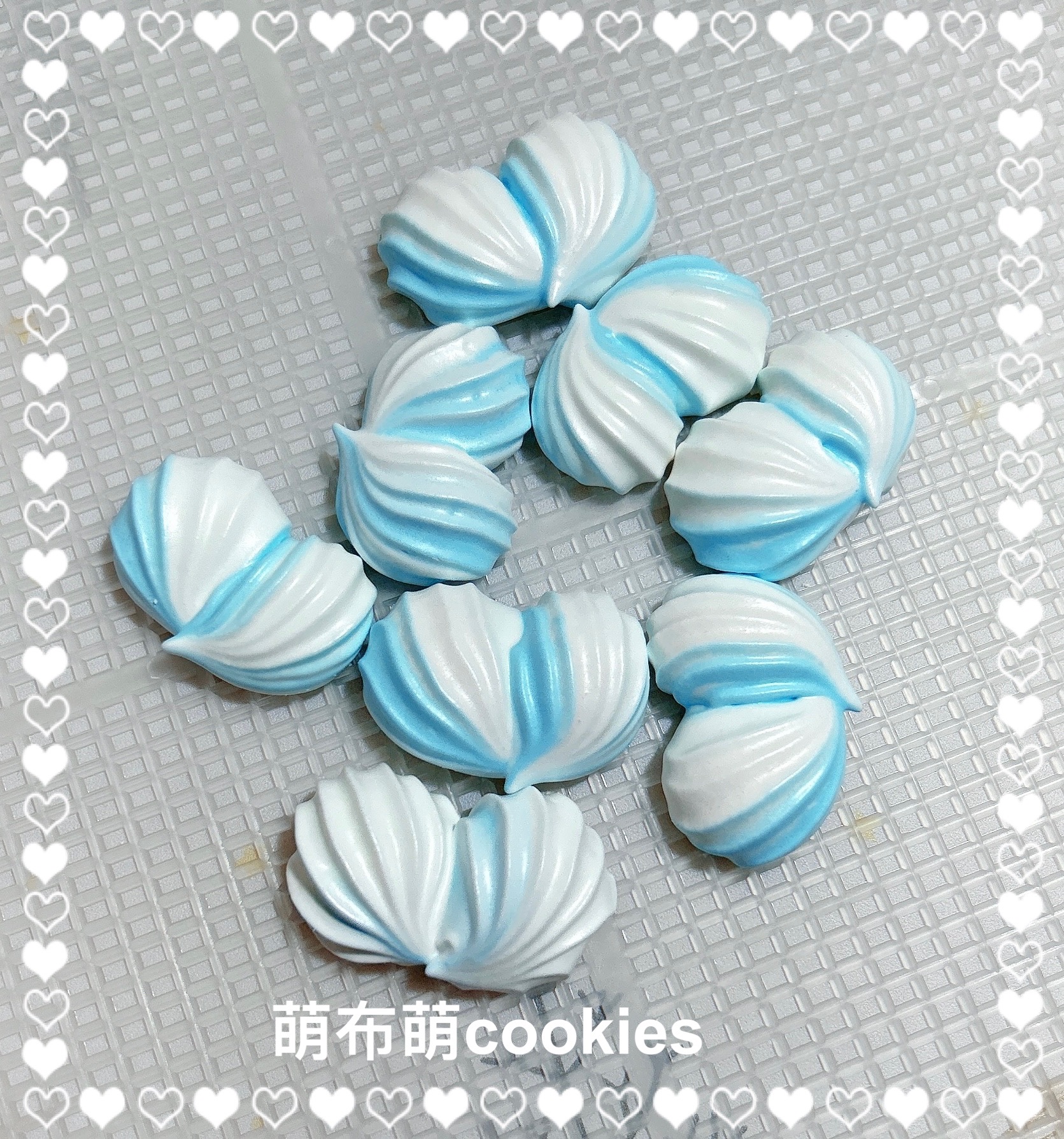 愛心擠花馬林糖（單顆）