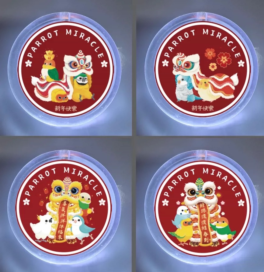 閃亮亮別針/小燈牌