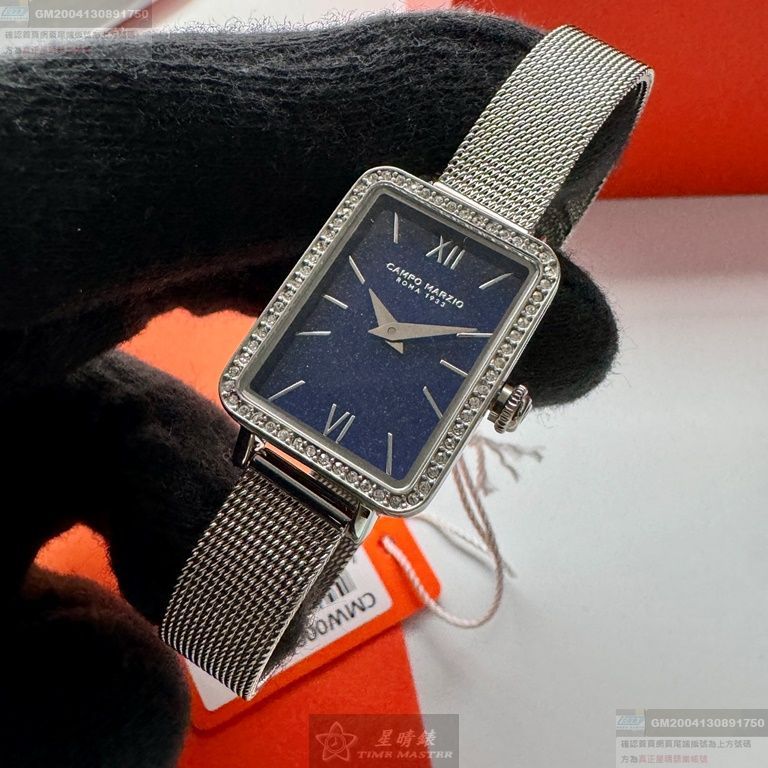 CampoMarzio手錶，編號CMW0005，20mm， 26mm銀錶殼，銀色錶帶款