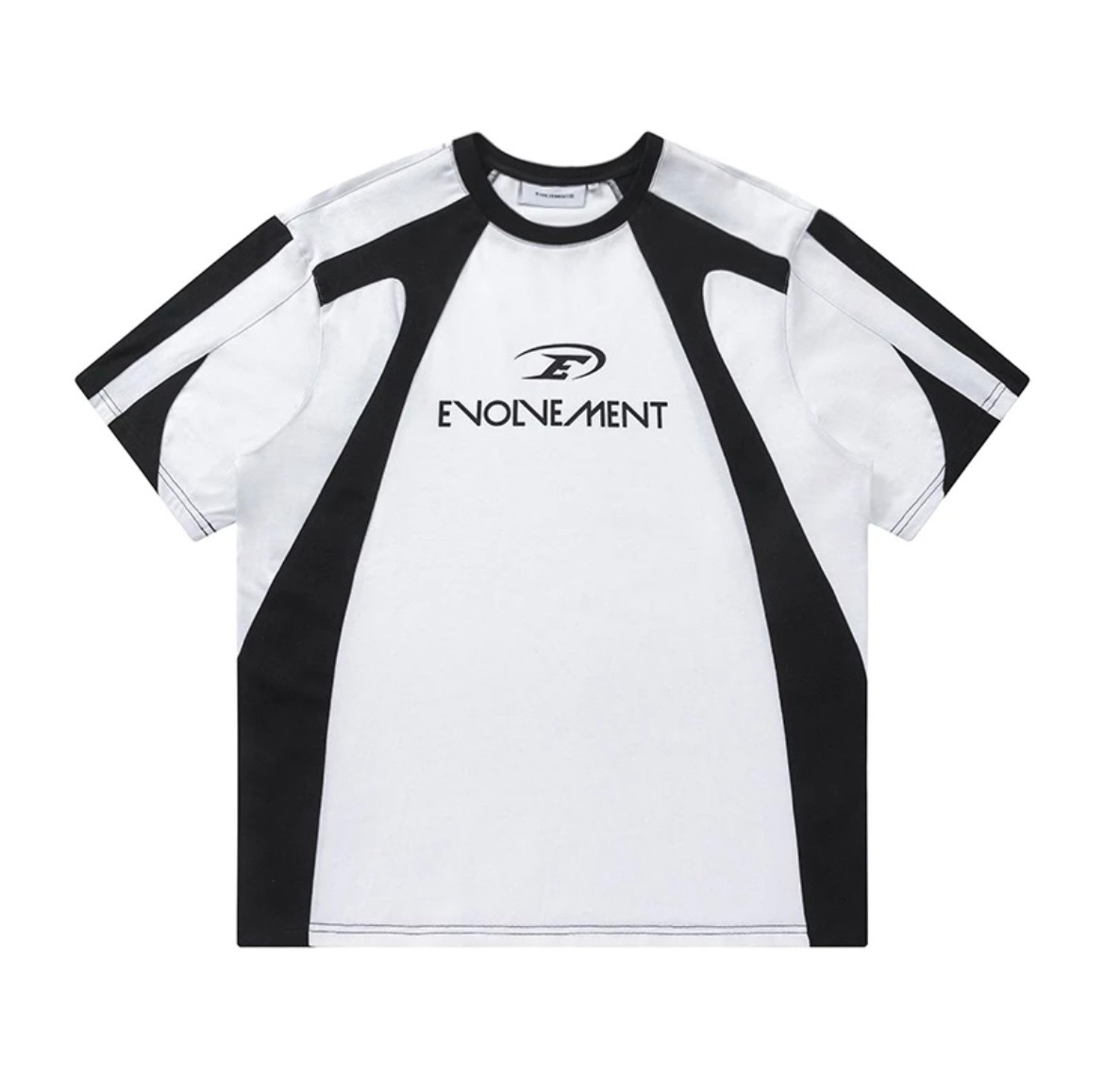 多層次分割短袖