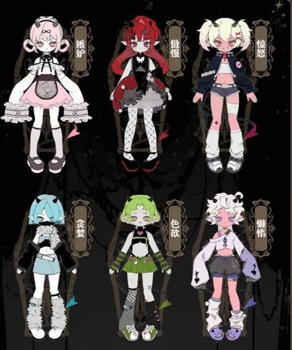 雛茲町 惡魔角bjd（點擊照片看詳細說明）