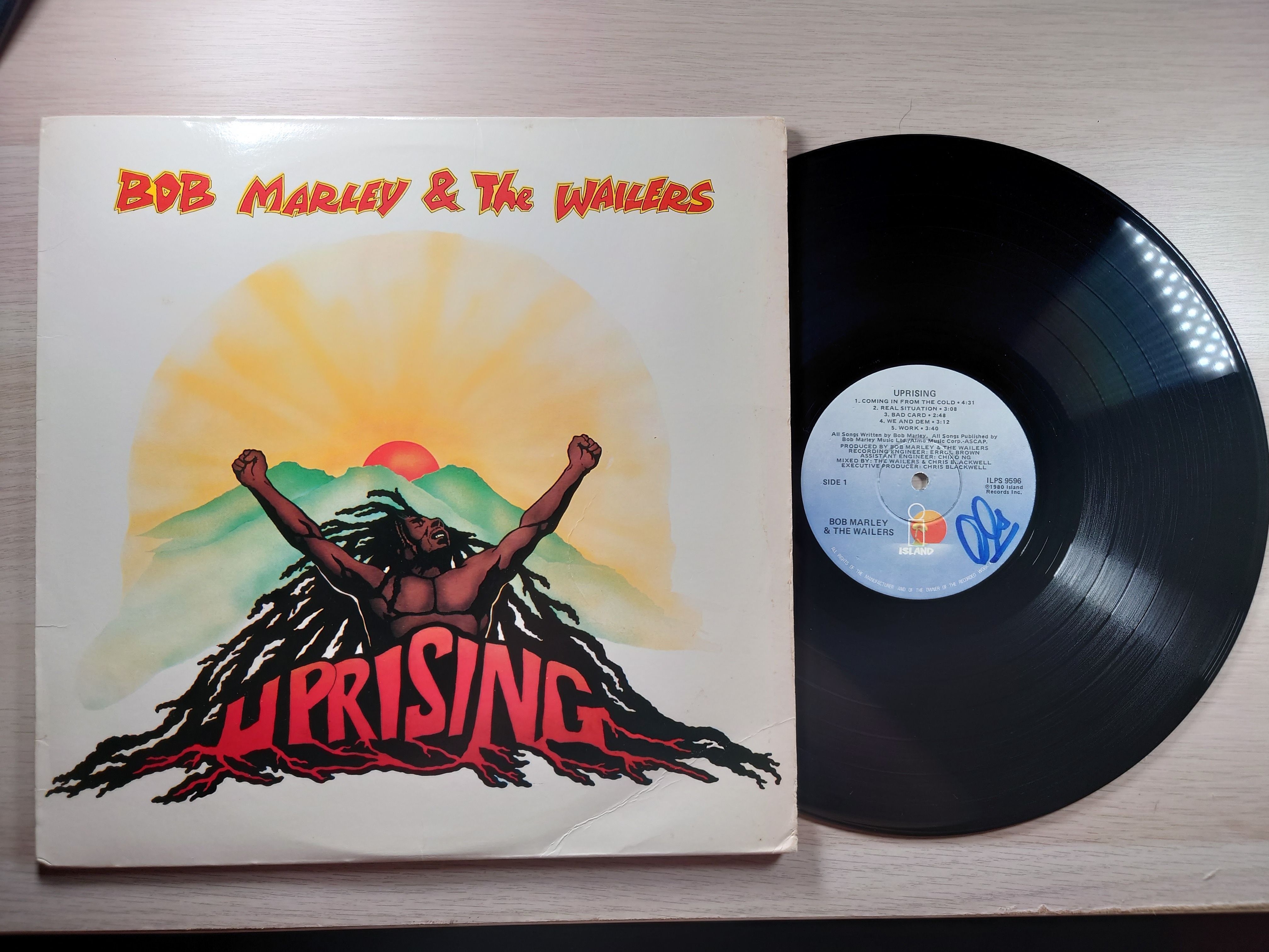 Bob Marley ＆ The Wailers – Uprising 美版黑膠  ILPS 9596 Winchest