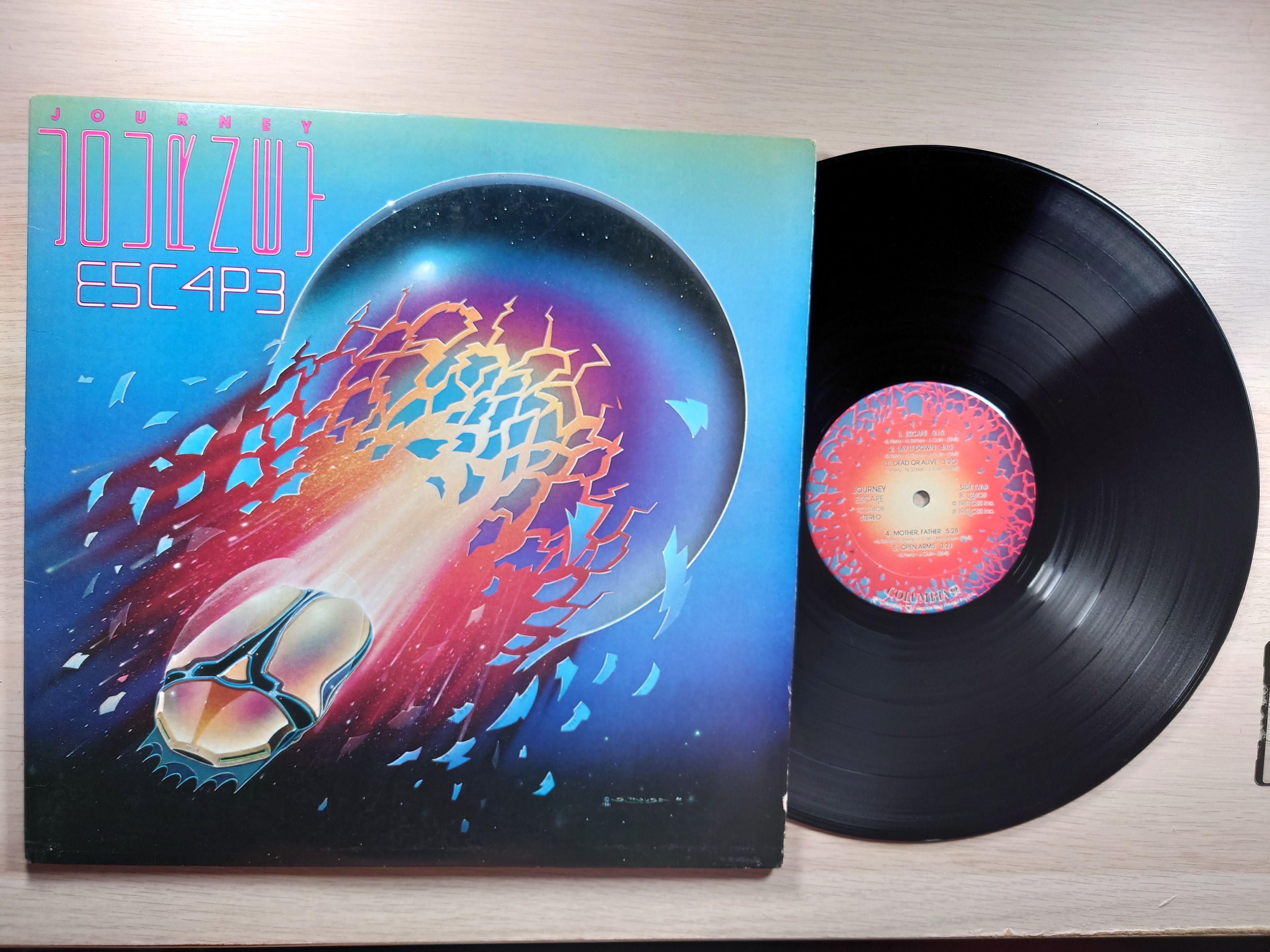 Journey – Escape 美盤黑膠 1987 TC 37408