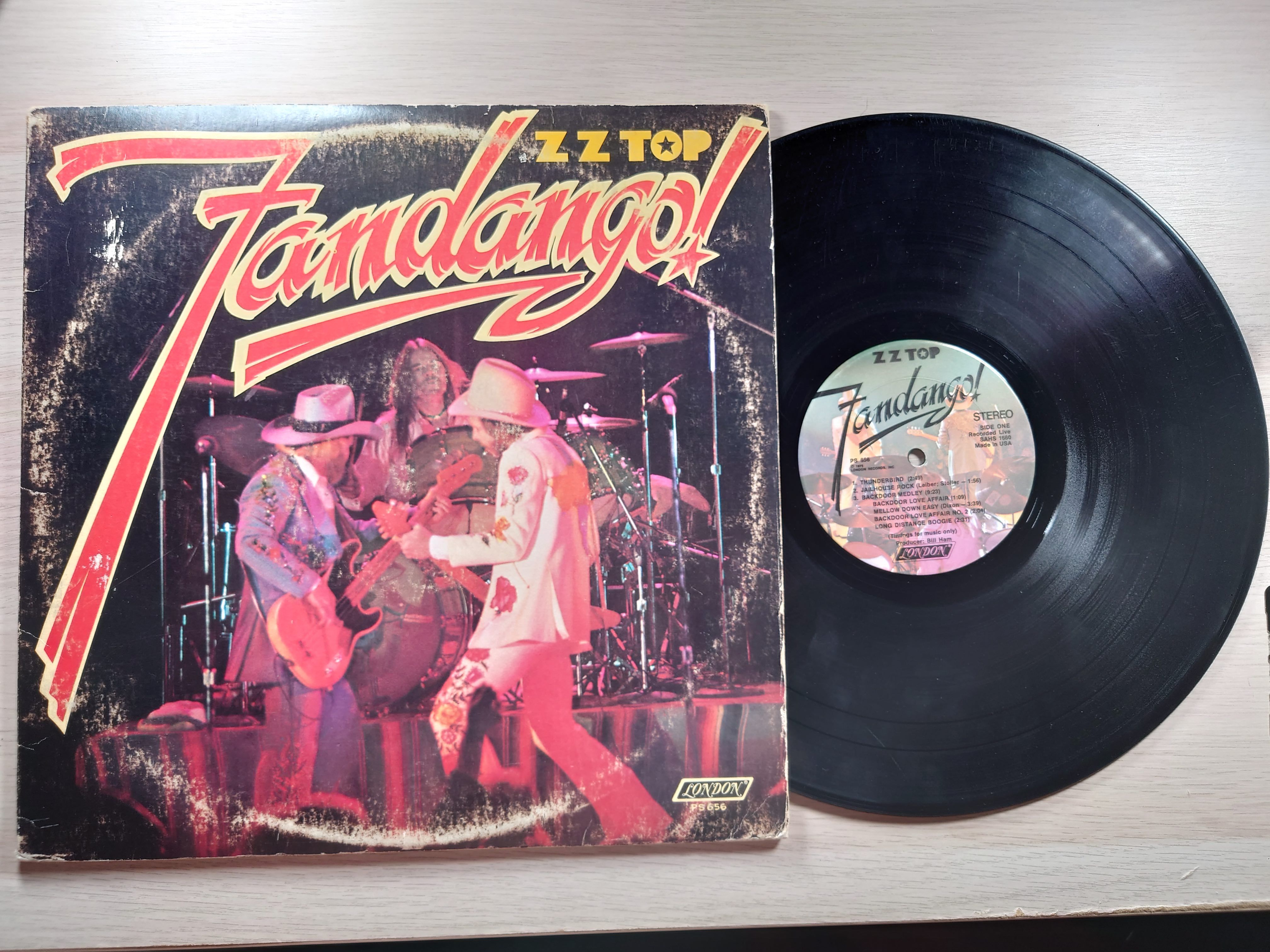 ZZ Top – Fandango! 美盤黑膠 1975 PS 656
