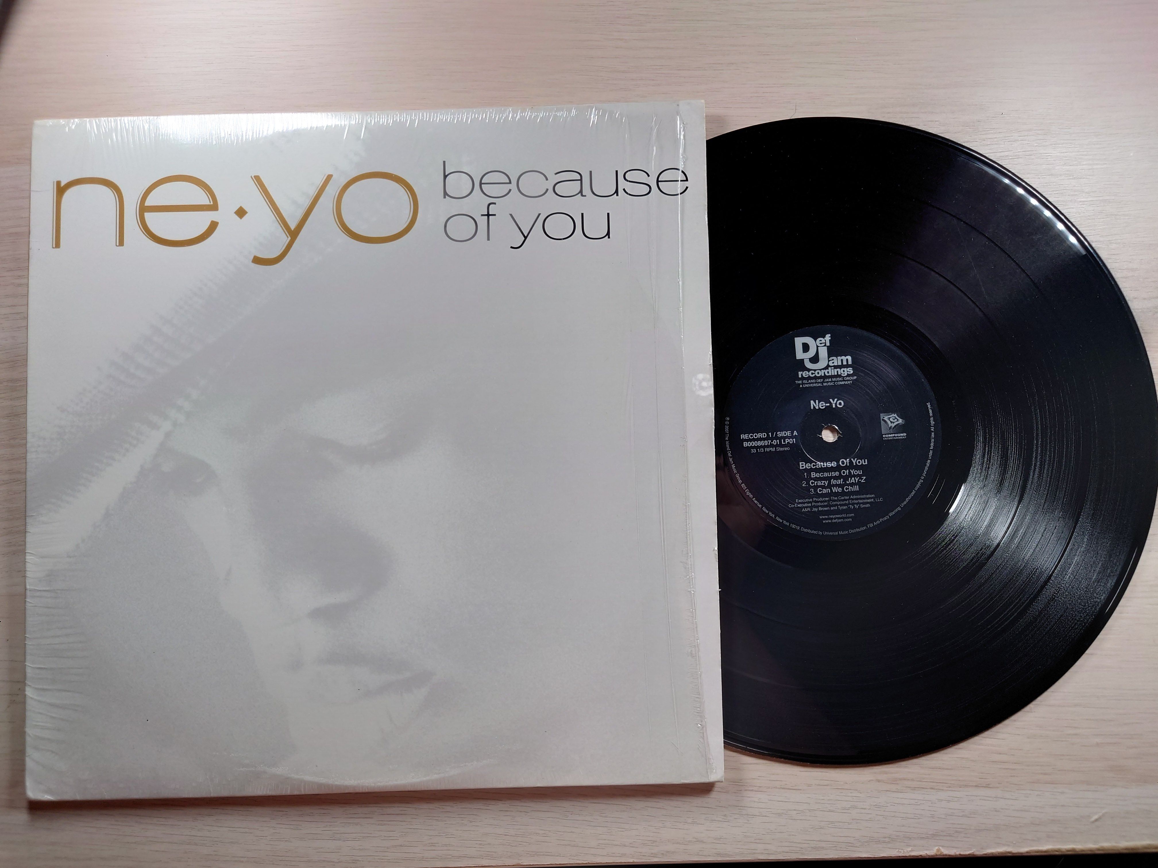 Ne-Yo – Because Of You 美盤黑膠 2007 B0008697-01