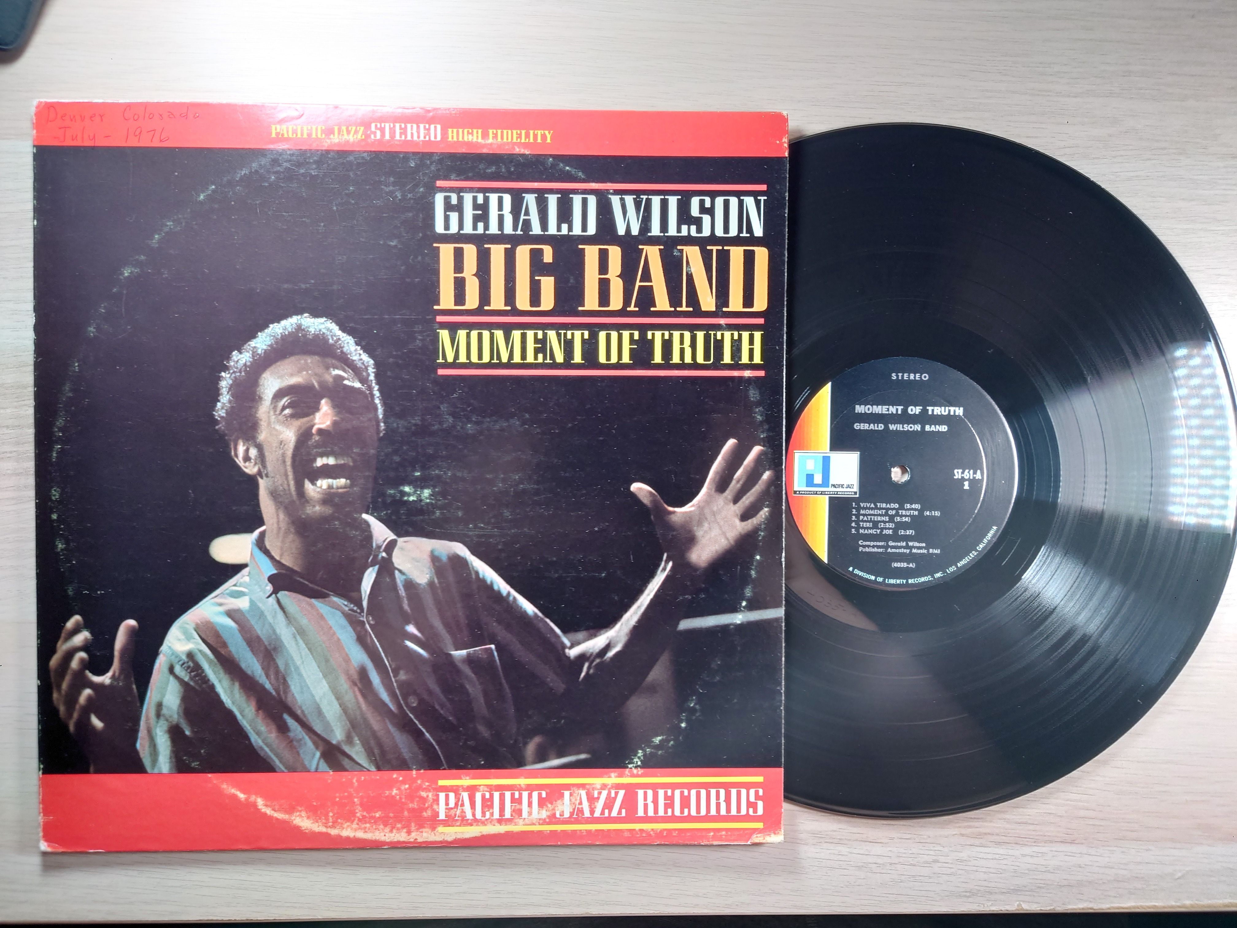 Gerald Wilson Big Band – Moment Of Truth 黑膠美盤 ST-61