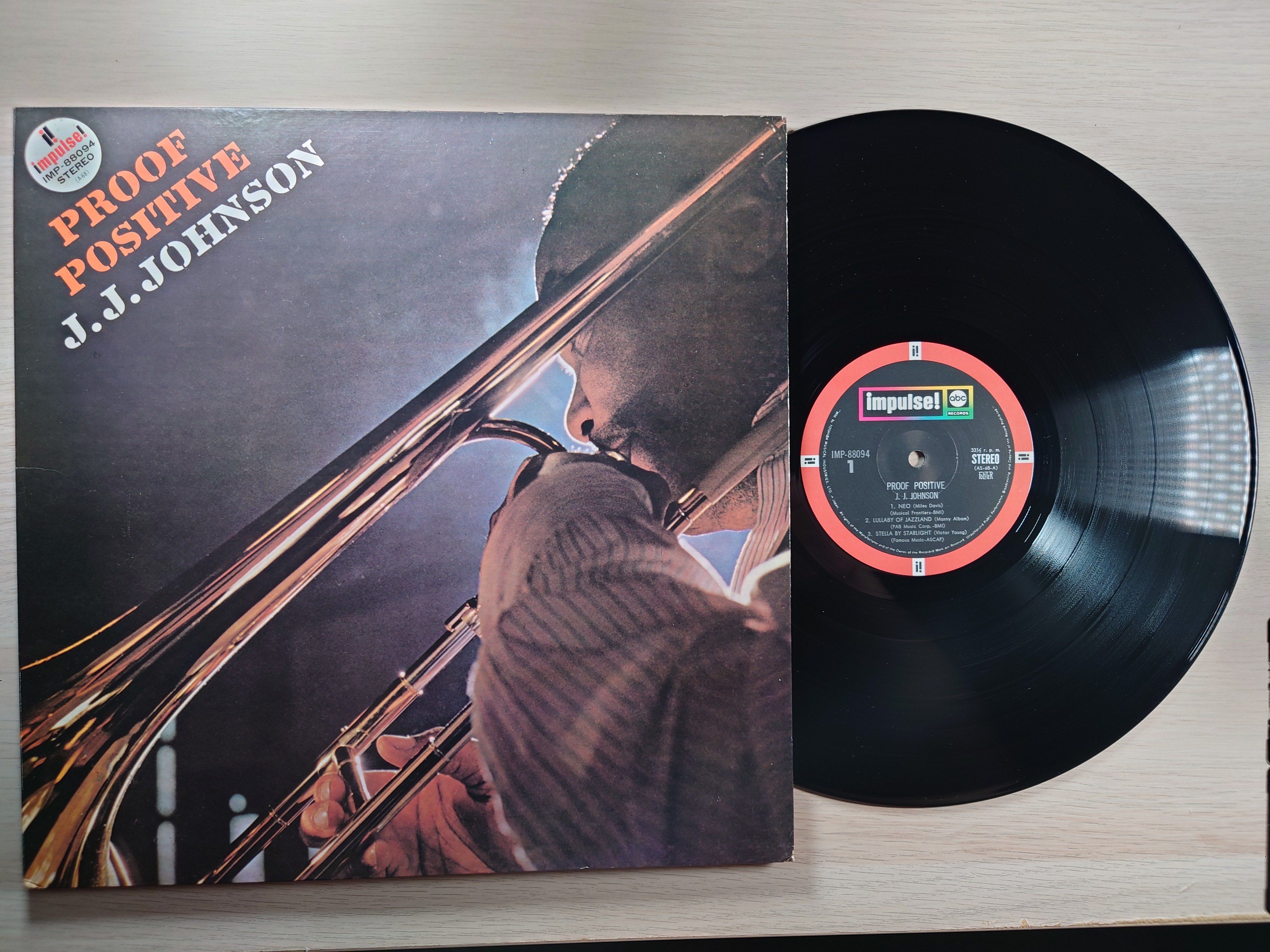 J.J. Johnson – Proof Positive 黑膠日盤  IMP-88094