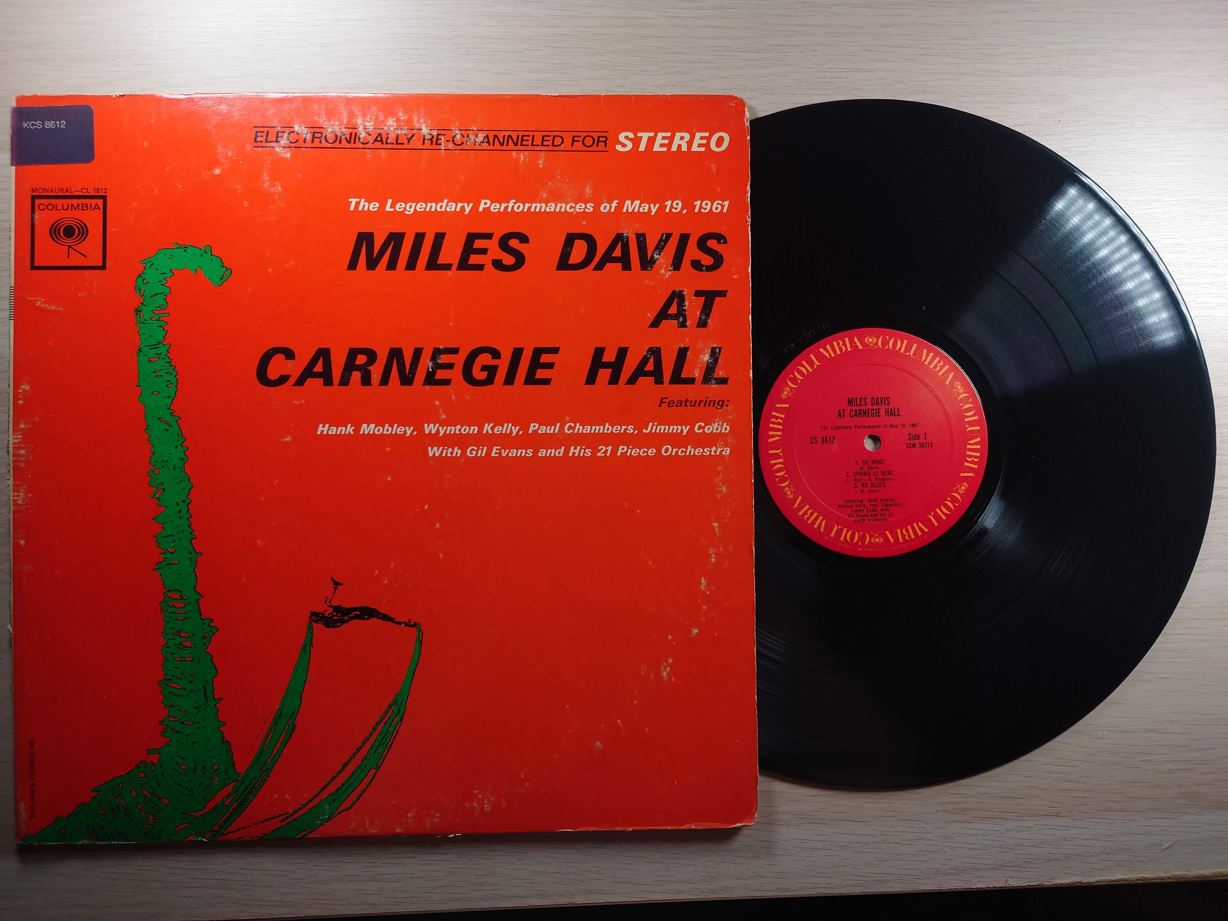 Miles Davis ‎– Miles Davis At Carnegie Hall 黑膠美盤 1971年