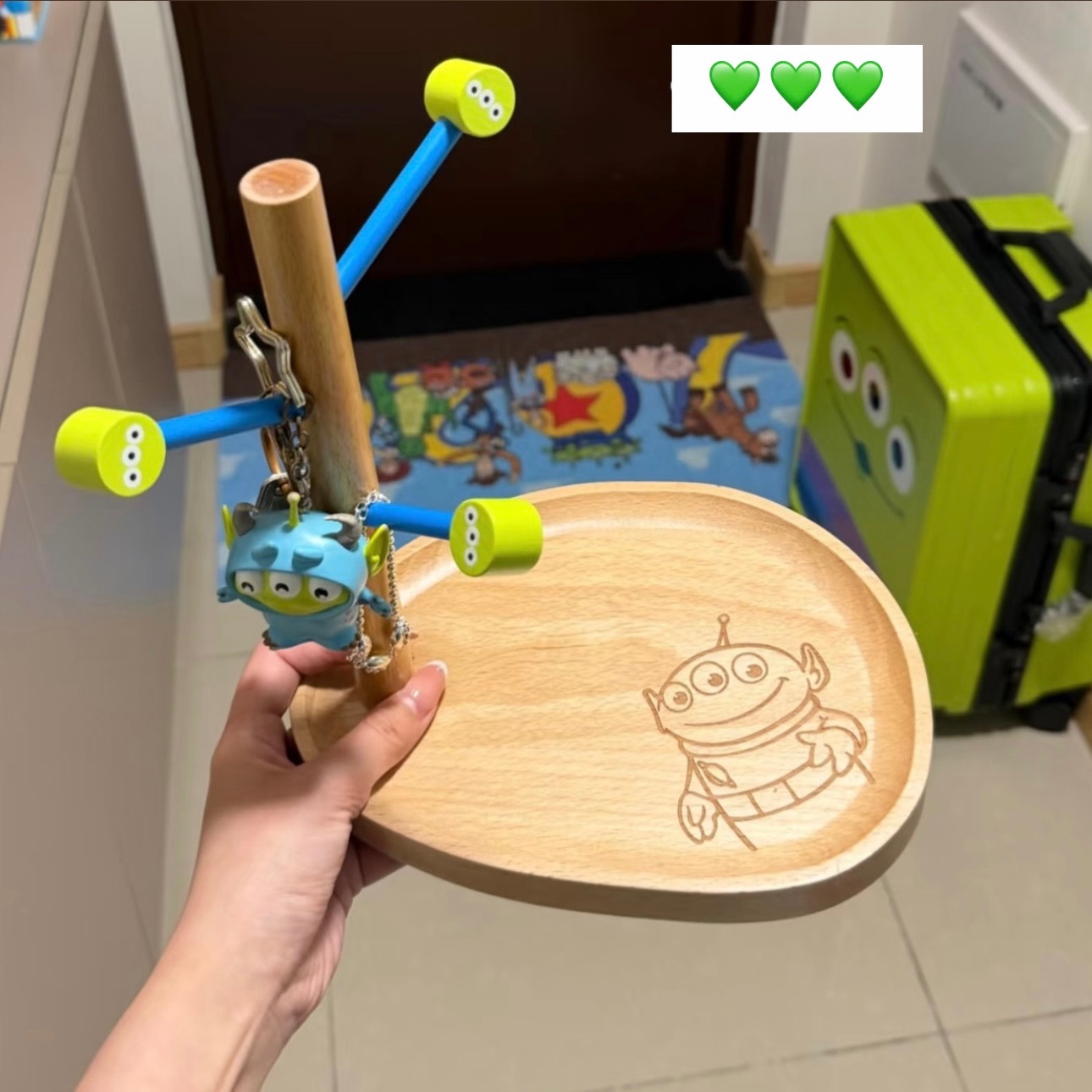 💚2026新品預售設計師款［三眼怪木質收納架］