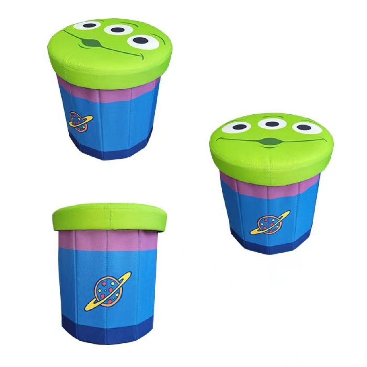 🪑迪士尼正版授權三眼怪收納椅💚