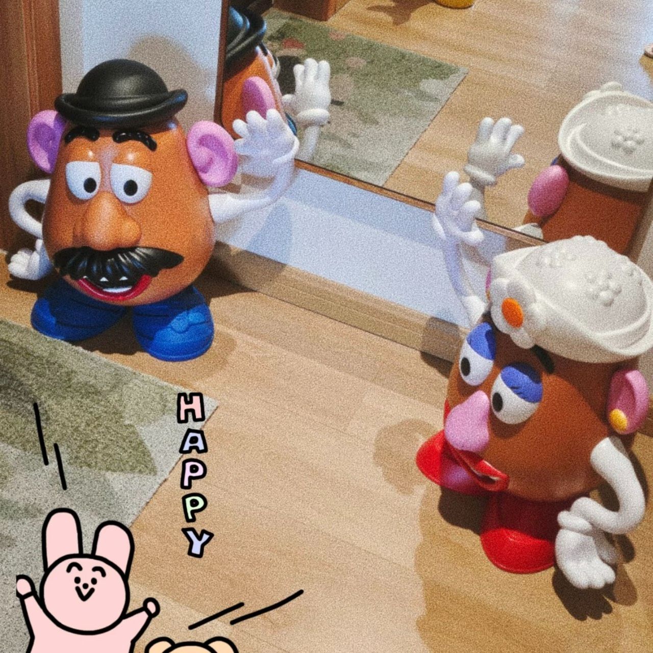 🥔蛋頭夫婦大型擺飾