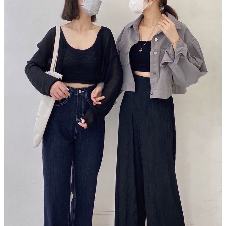 -3kg 牛仔褲⚡️車線原色直筒牛仔褲 直筒褲