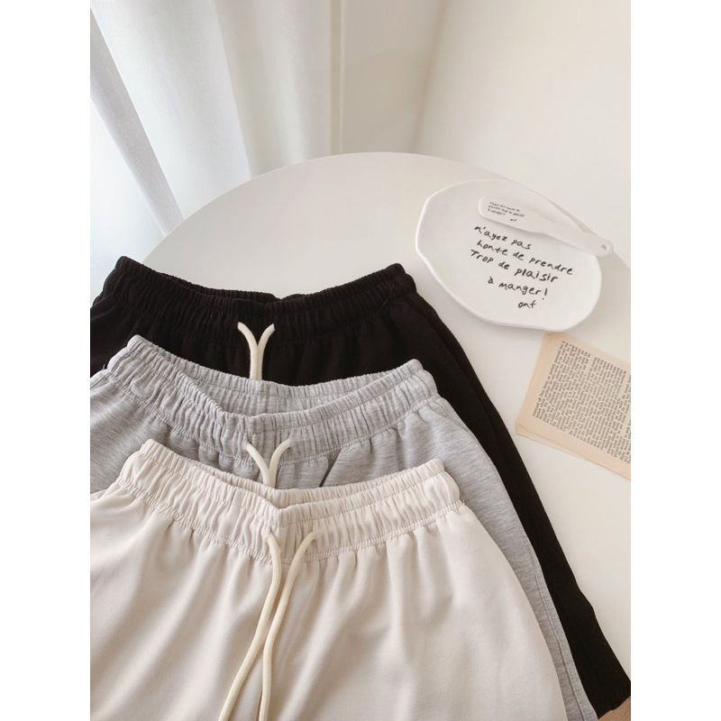 舒適首選👵🏻太空棉抽繩縮口褲 抽繩奶奶褲 闊腿褲 綁帶棉褲