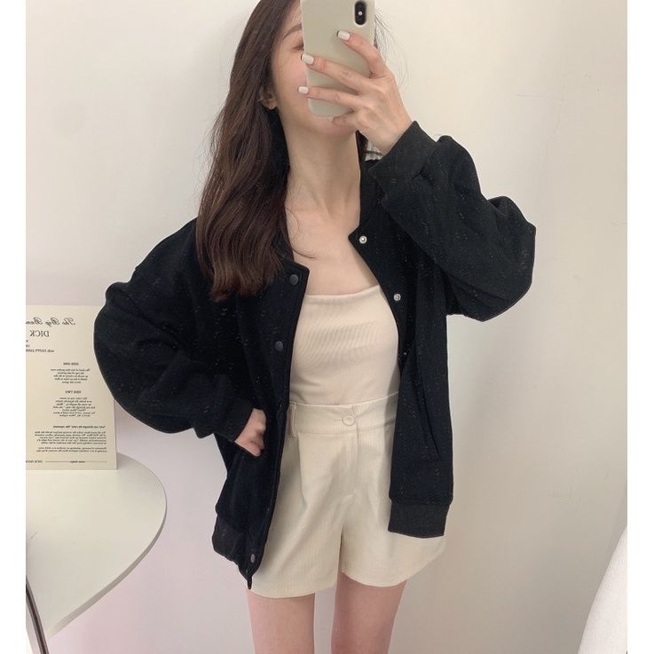 巨舒服🧢棉質棒球外套 內磨毛