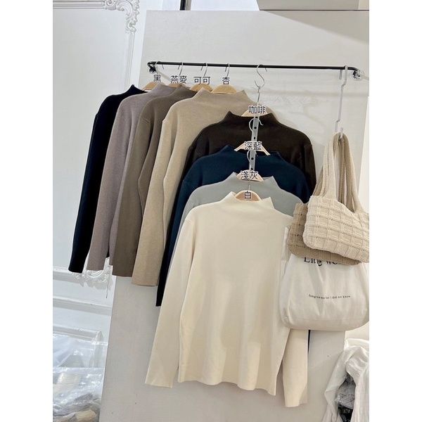百搭款🌬綿綿立領 針織上衣 立領上衣